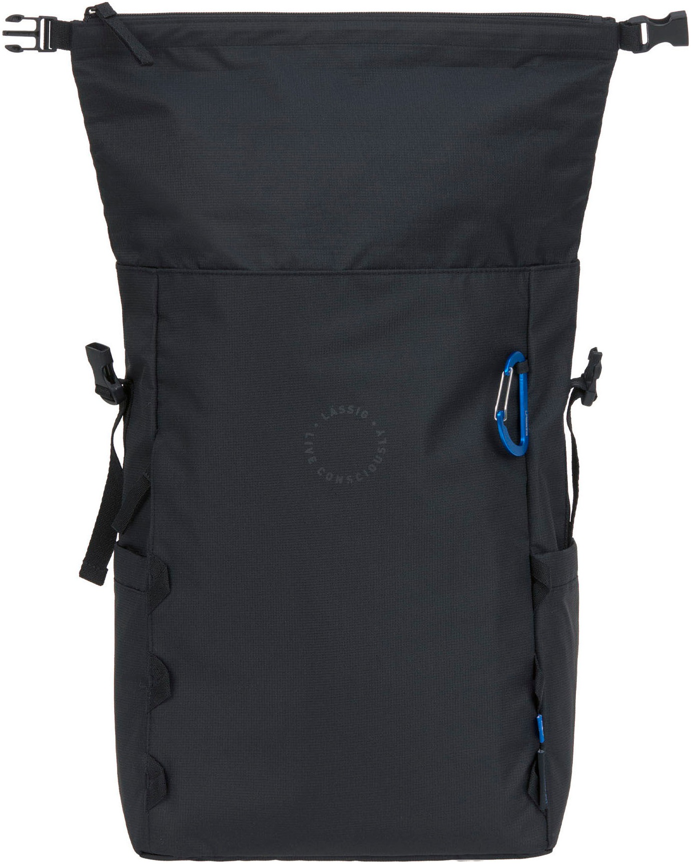 LÄSSIG Wickelrucksack »Green Label, Outdoor Rolltop Backpack, black«