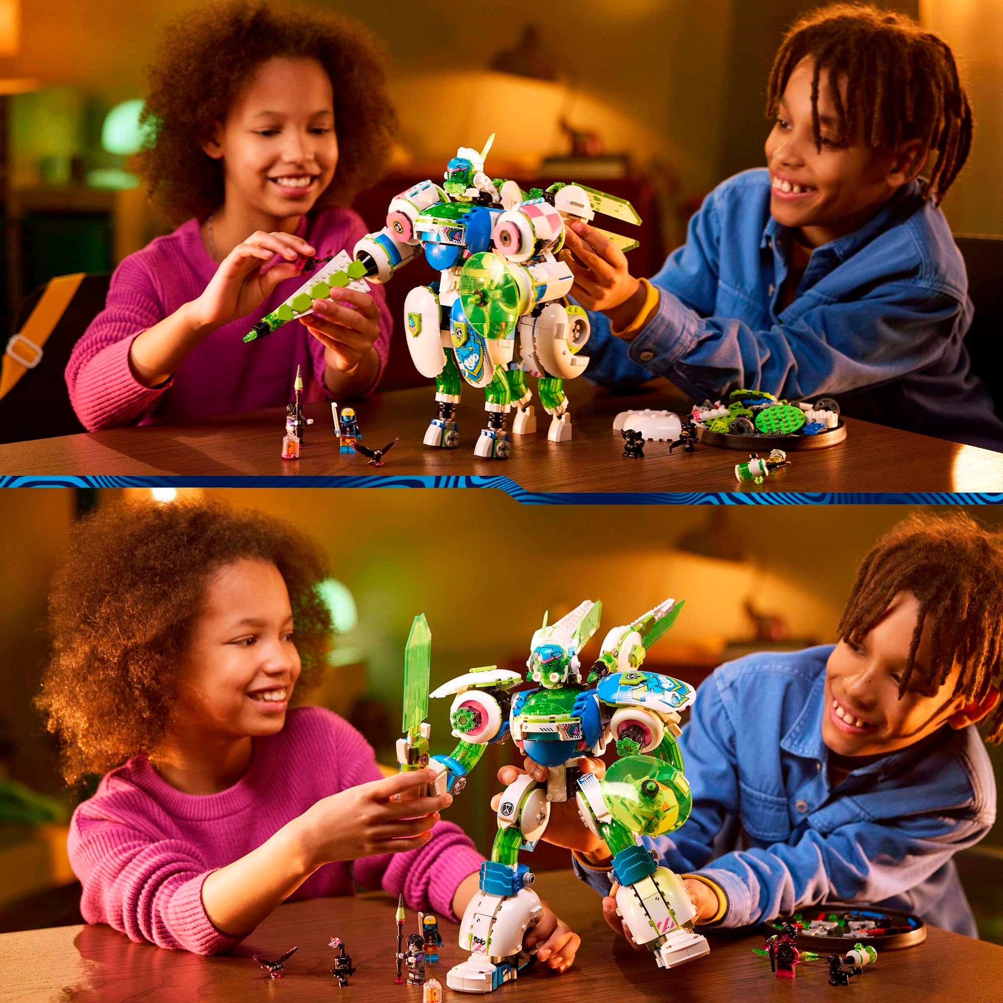 LEGO® Konstruktionsspielsteine »Mateo und Z-Blob der Ritter-Mech (71485), LEGO DREAMZzz«, (1333 St.), Made in Europe