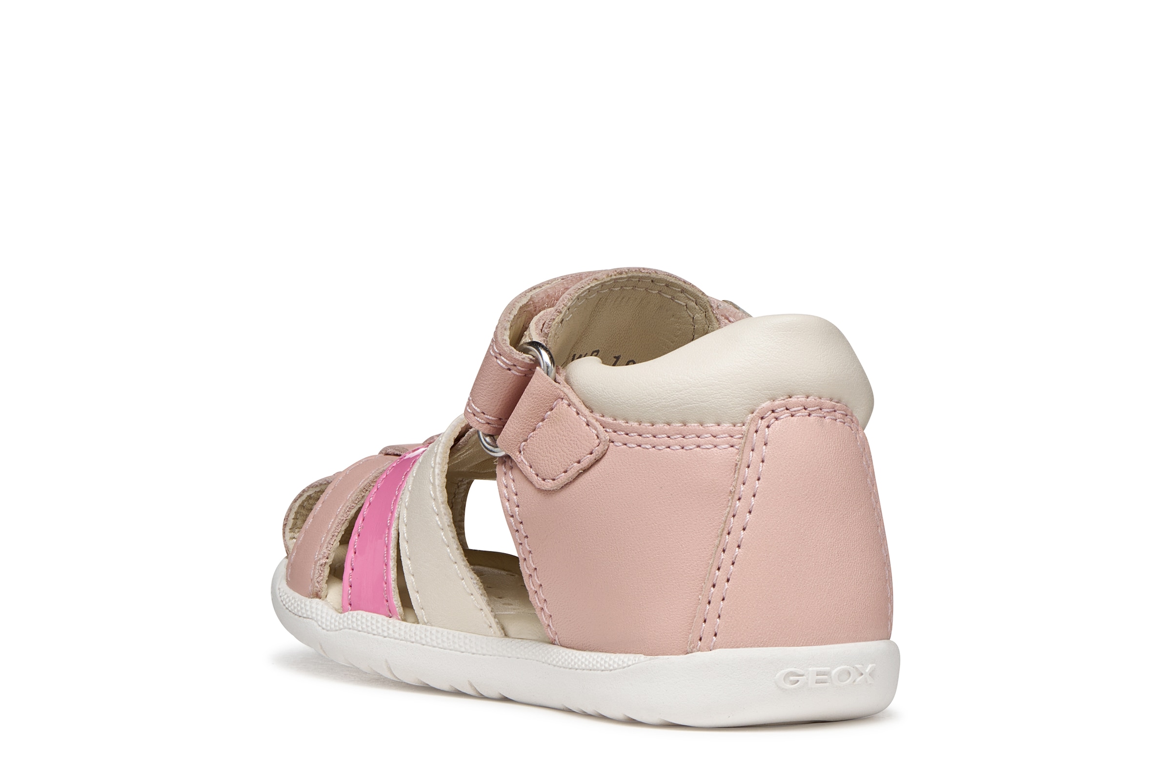 Geox Lauflernschuh »B SANDAL MACCHIA GIR«  Babyschuh mit Klettverschluss, Größenschablone zum Download