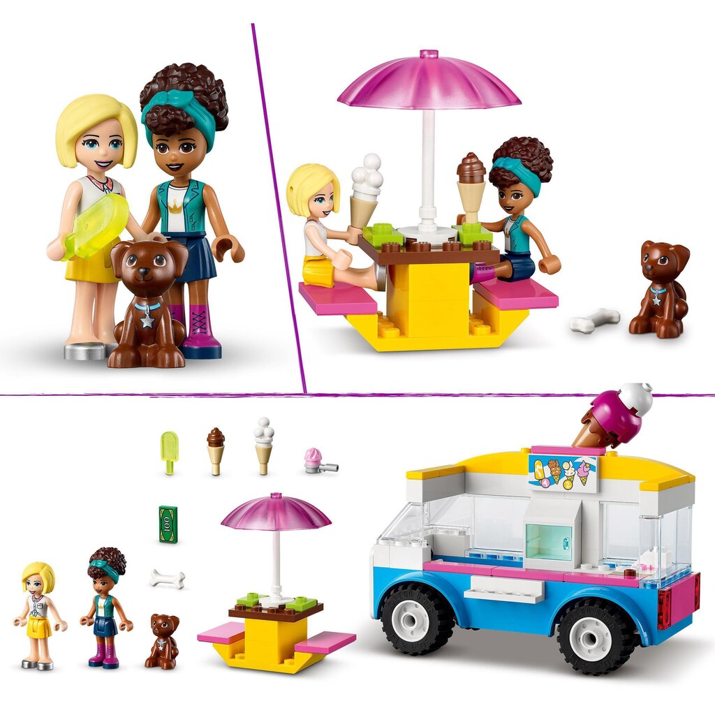 LEGO® Konstruktionsspielsteine »Eiswagen (41715), LEGO® Friends«, (84 St.)