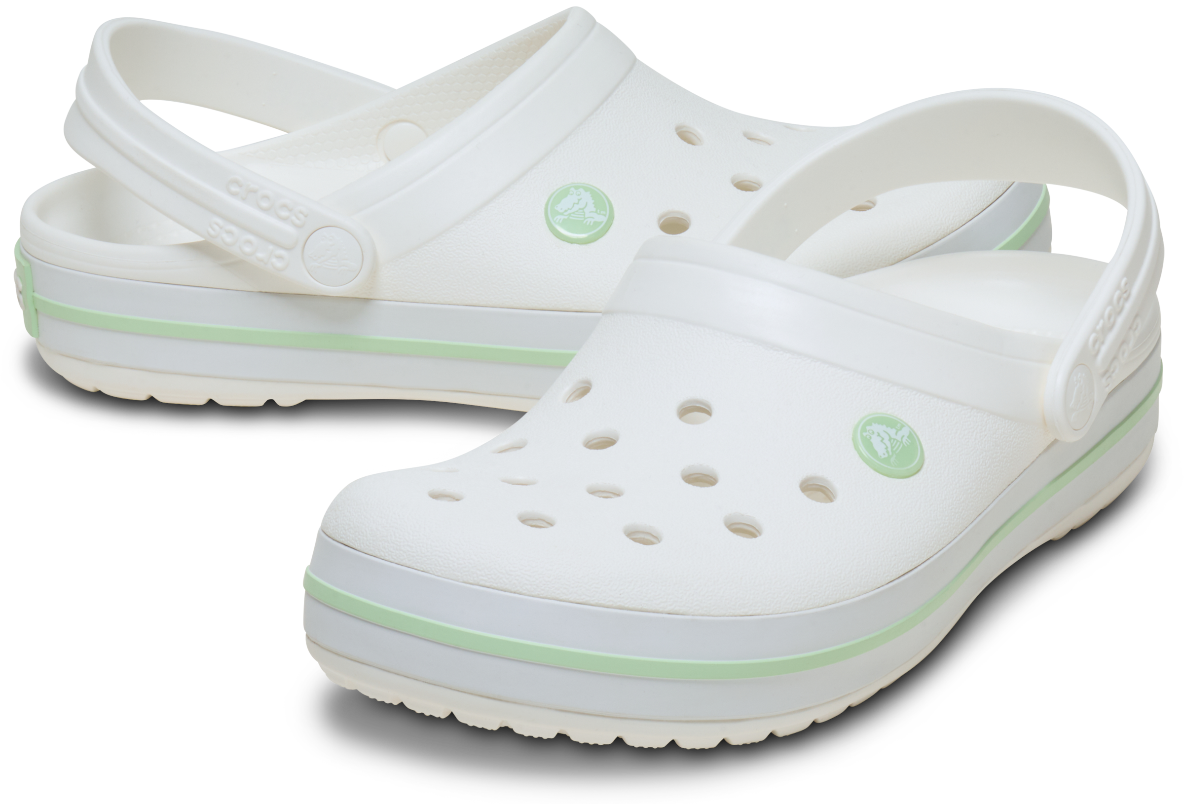 Crocs Clog »Crocband Clog«  ,Sommerschuh, Schlappen, Hausschuh mit zweifarbiger Laufsohle
