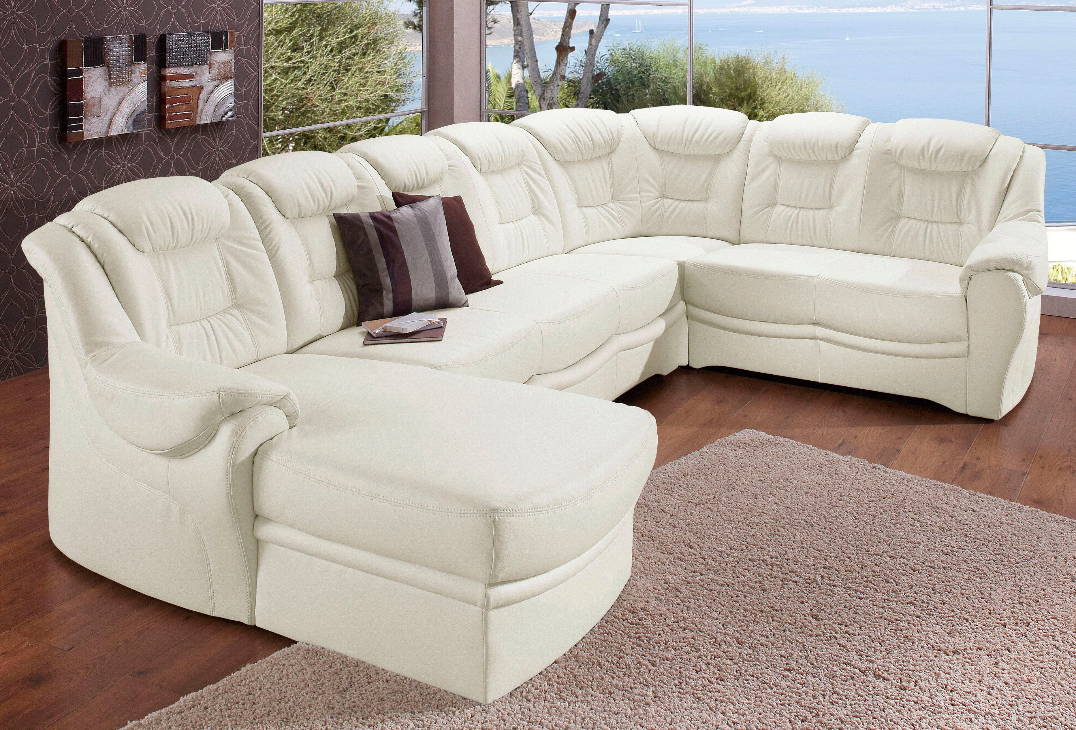 sit&more Wohnlandschaft "Bellevue U-Form" wahlweise mit Schlaffunktion