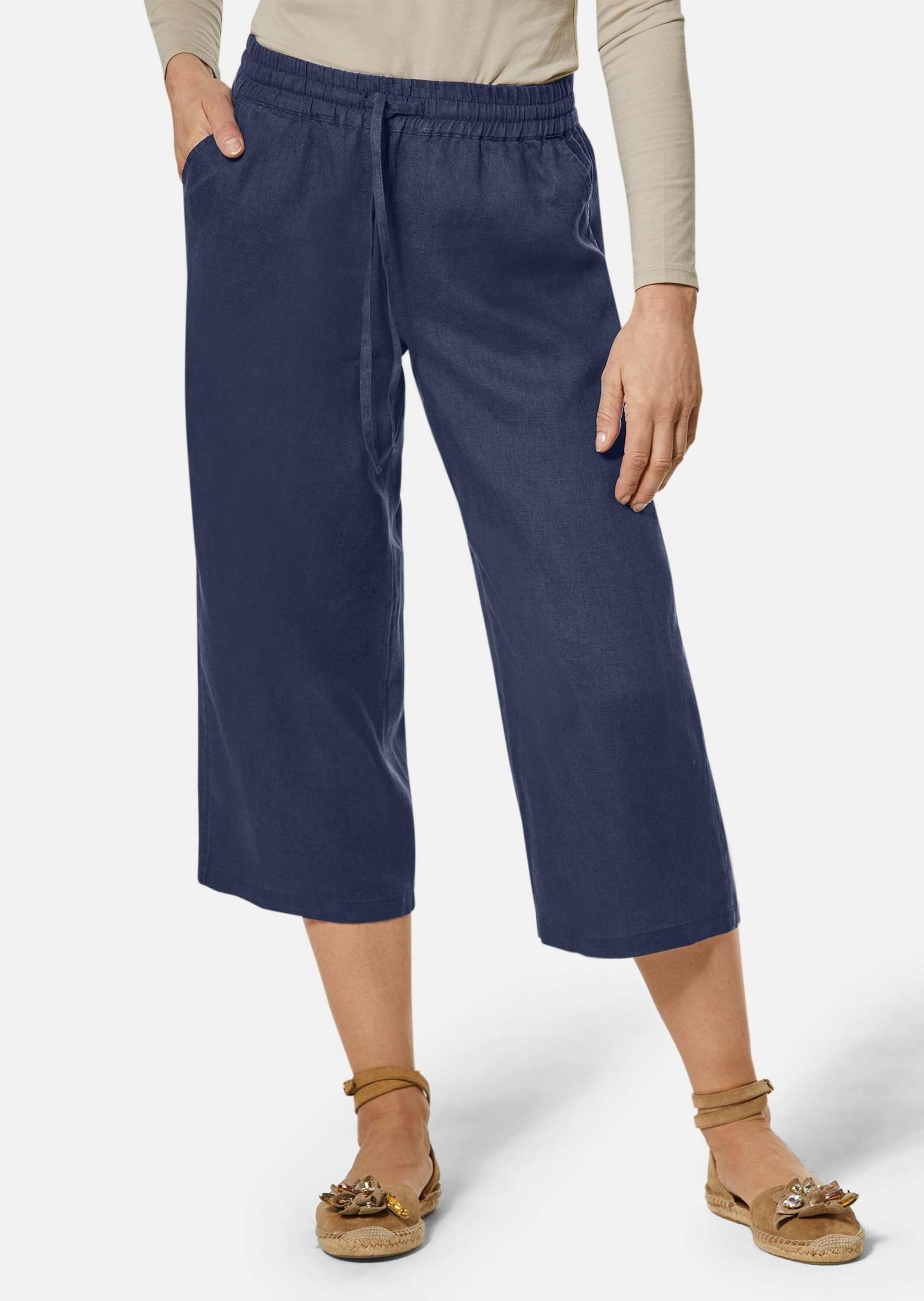 GOLDNER 2-in-1-Hose »Leinenhose Leinenhose«
