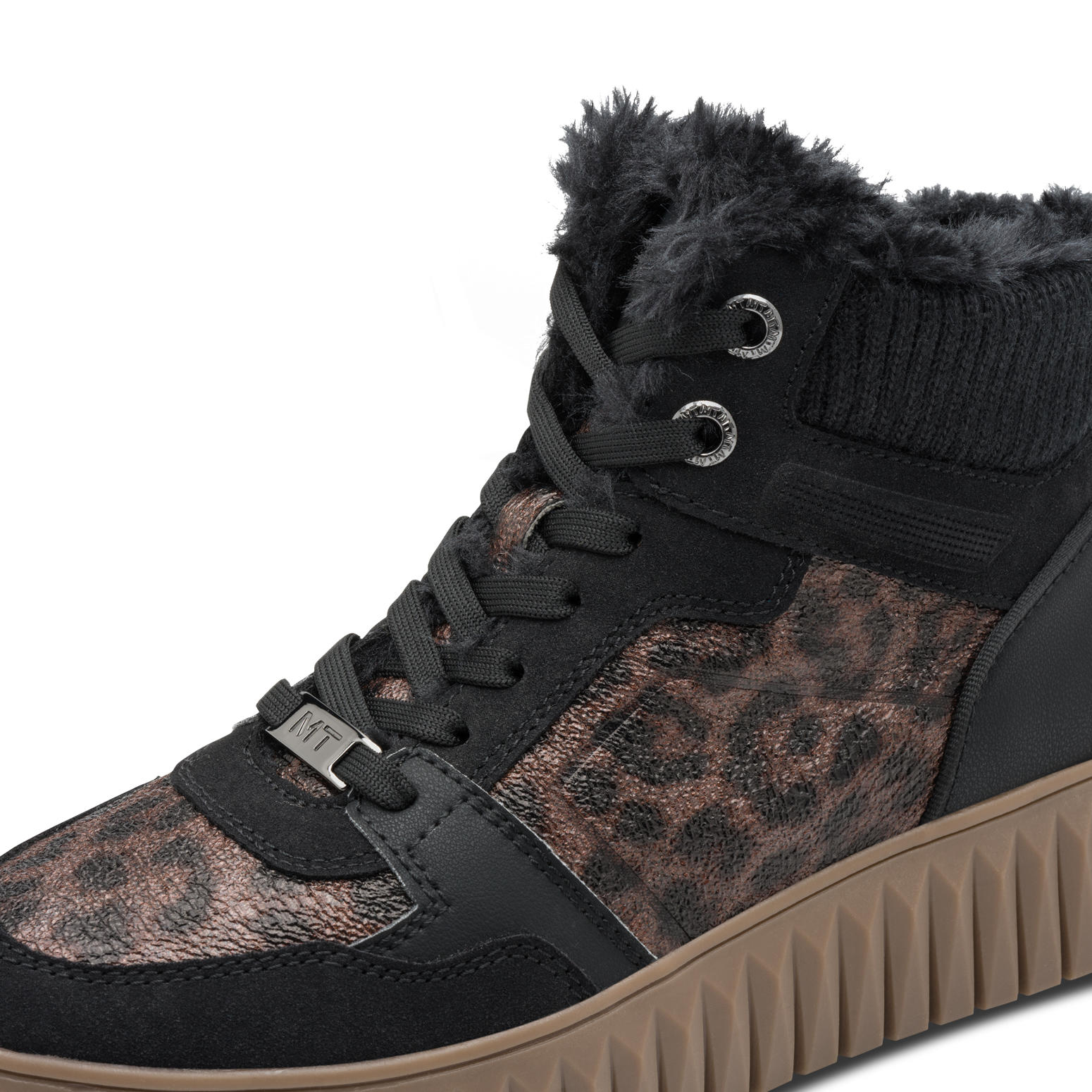 MARCO TOZZI Winterboots  Plateau, Schnürboots, Schnürstiefelette, mit Kontrastbesätzen