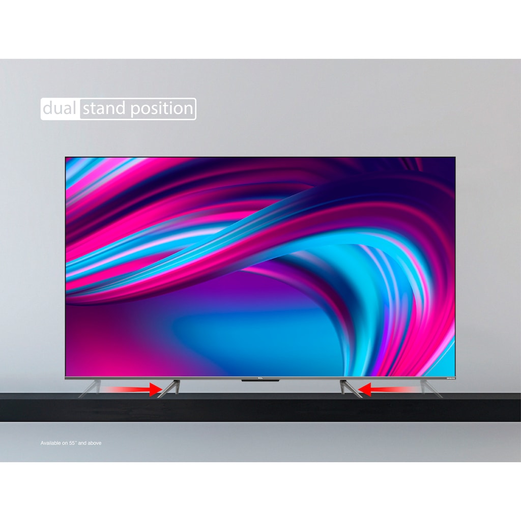 TCL QLED-Fernseher »55C631X1«, 139 cm/55 Zoll, 4K Ultra HD, Smart-TV-Google TV