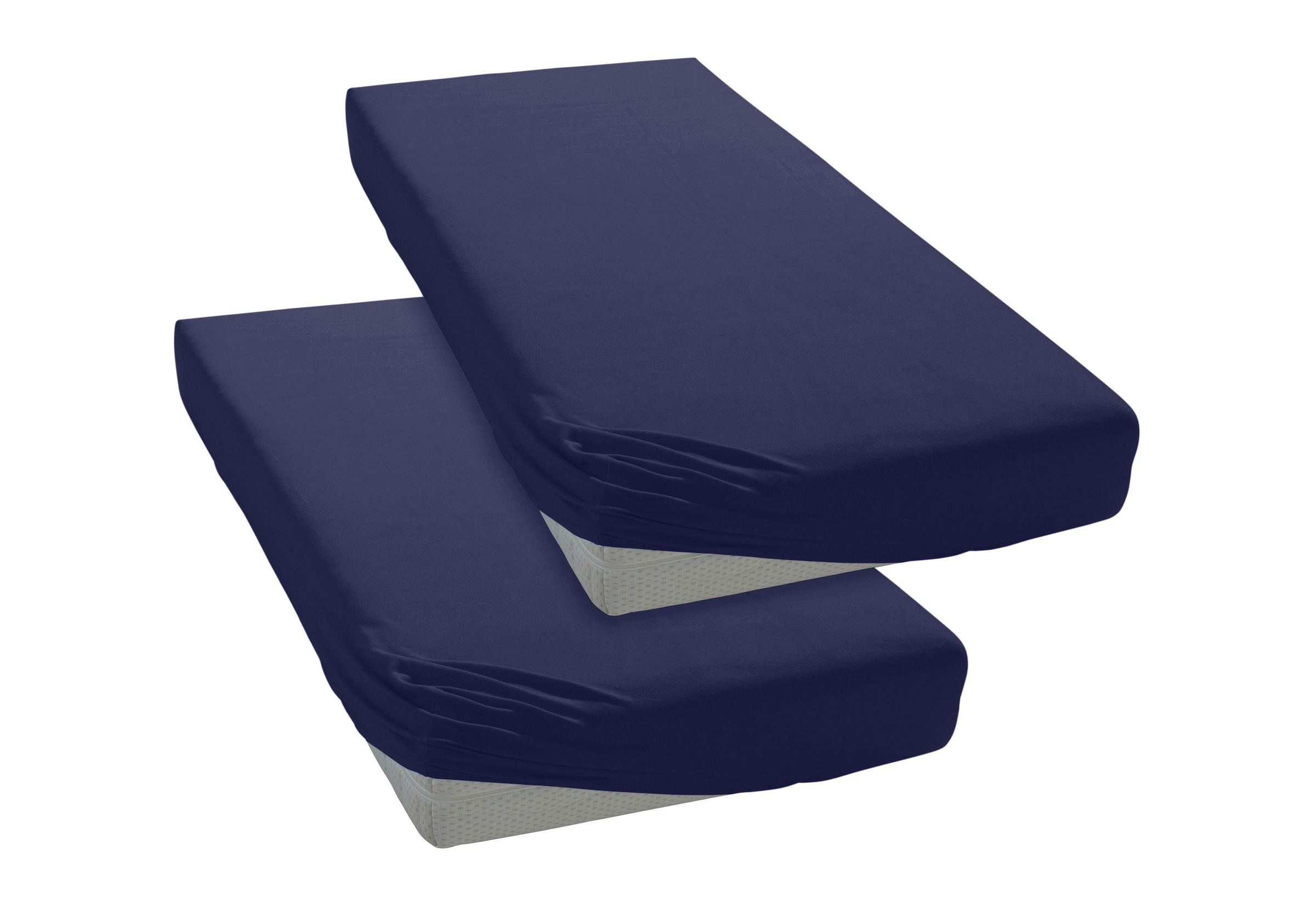 OTTO home Spannbettlaken »PHYSALIS Comfort 100% Baumwolle, 150 g/m²« Bettlaken bis 20 cm Matratzenhöhe, weich, bügelfrei, optimaler Sitz