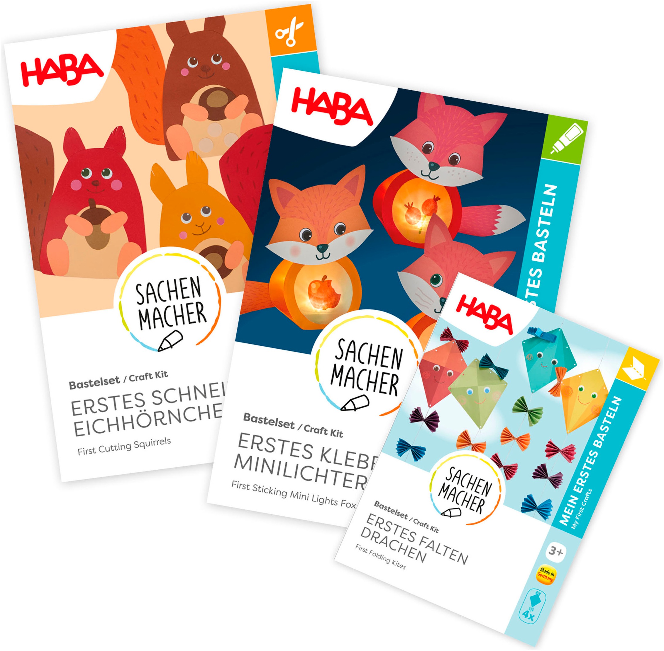 Haba Kreativset »3er Bastelsets Erstes Basteln Herbst«