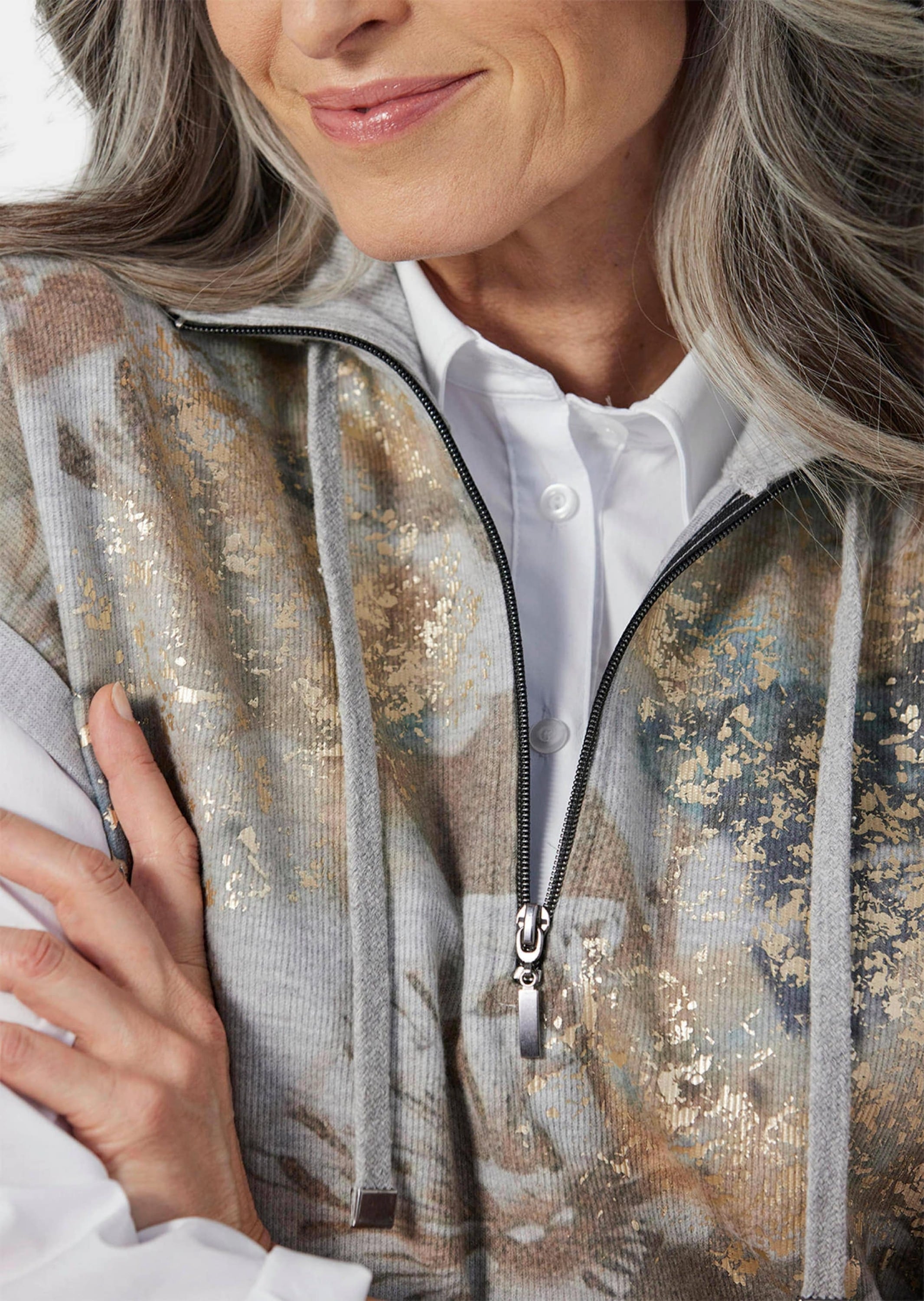 GOLDNER Kurzarmshirt »Kurzarm Sweatshirt«