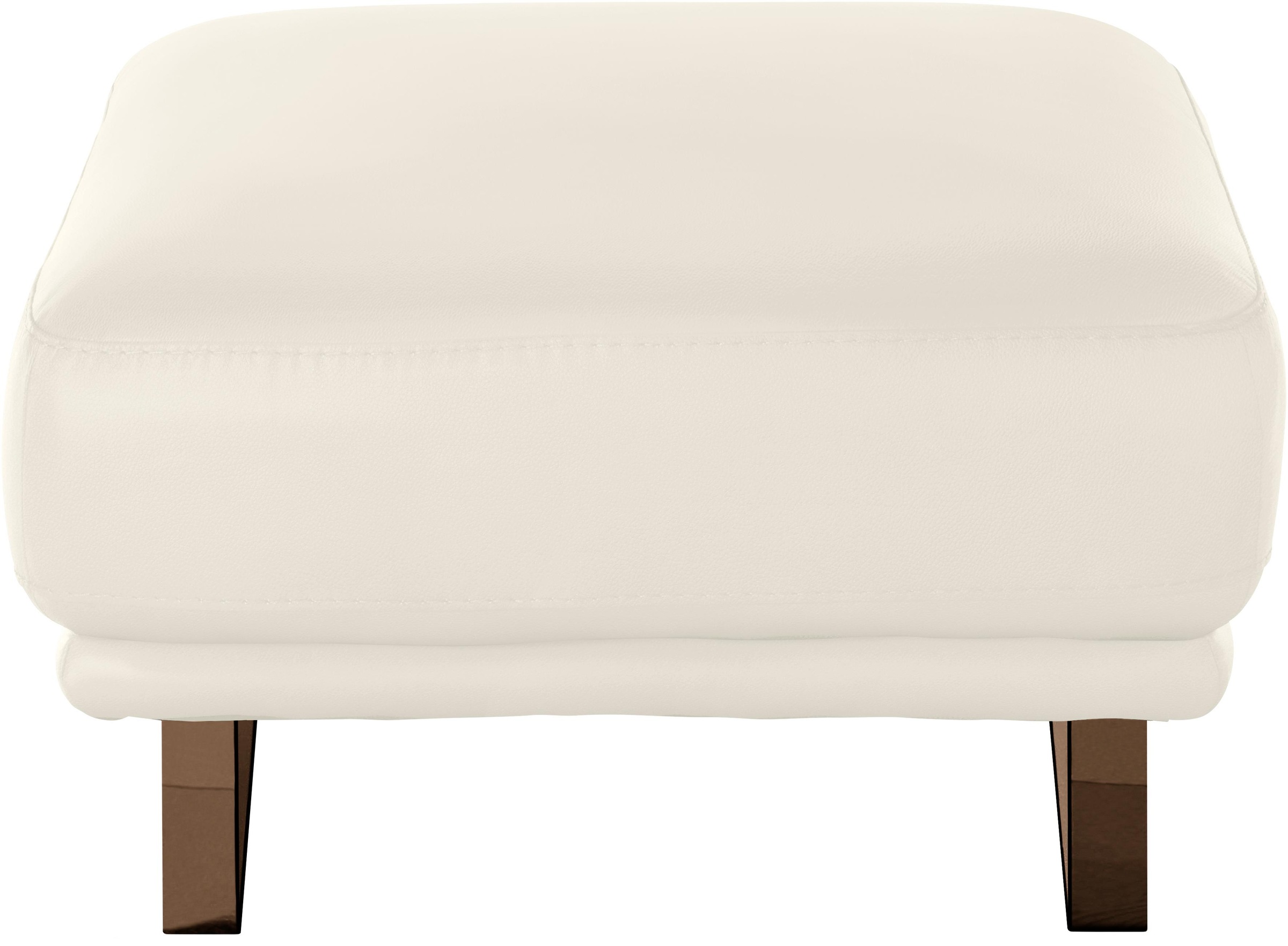 W.SCHILLIG Hocker »montanaa« mit Metallkufen in Bronze pulverbeschichtet, Breite 71 cm