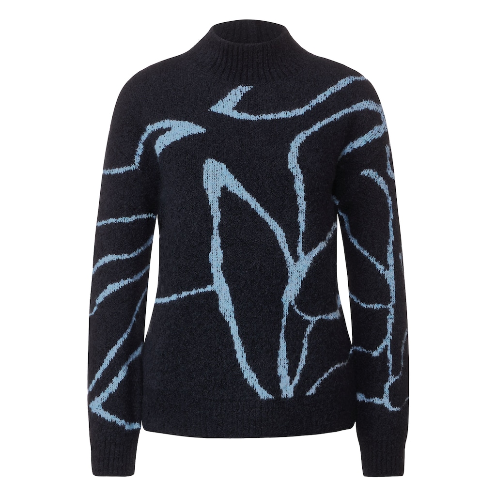 STREET ONE Strickpullover »Boucle Dessin Sweater«