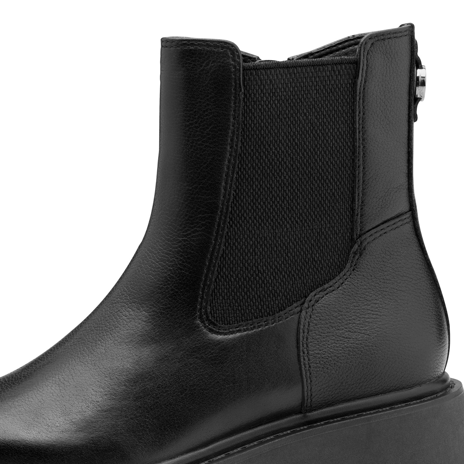 Tamaris Chelseaboots  , Blockabsatz, Stiefelette mit Stretcheinsatz an der Außenseite