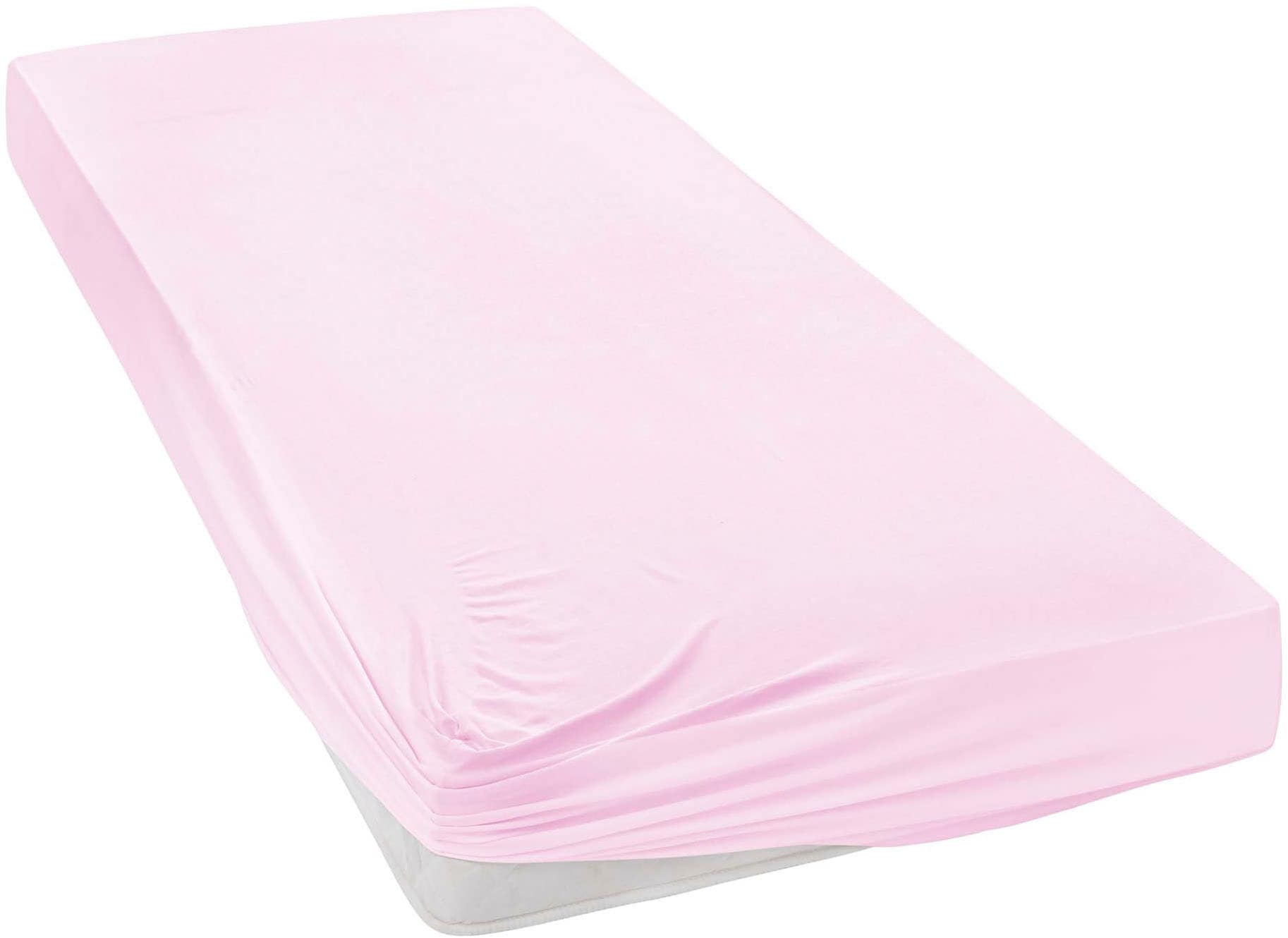 Janine Spannbettlaken »MAKO-FEINJERSEY 5007« aus 100% Baumwolle, für Matratzen bis 26 cm Höhe