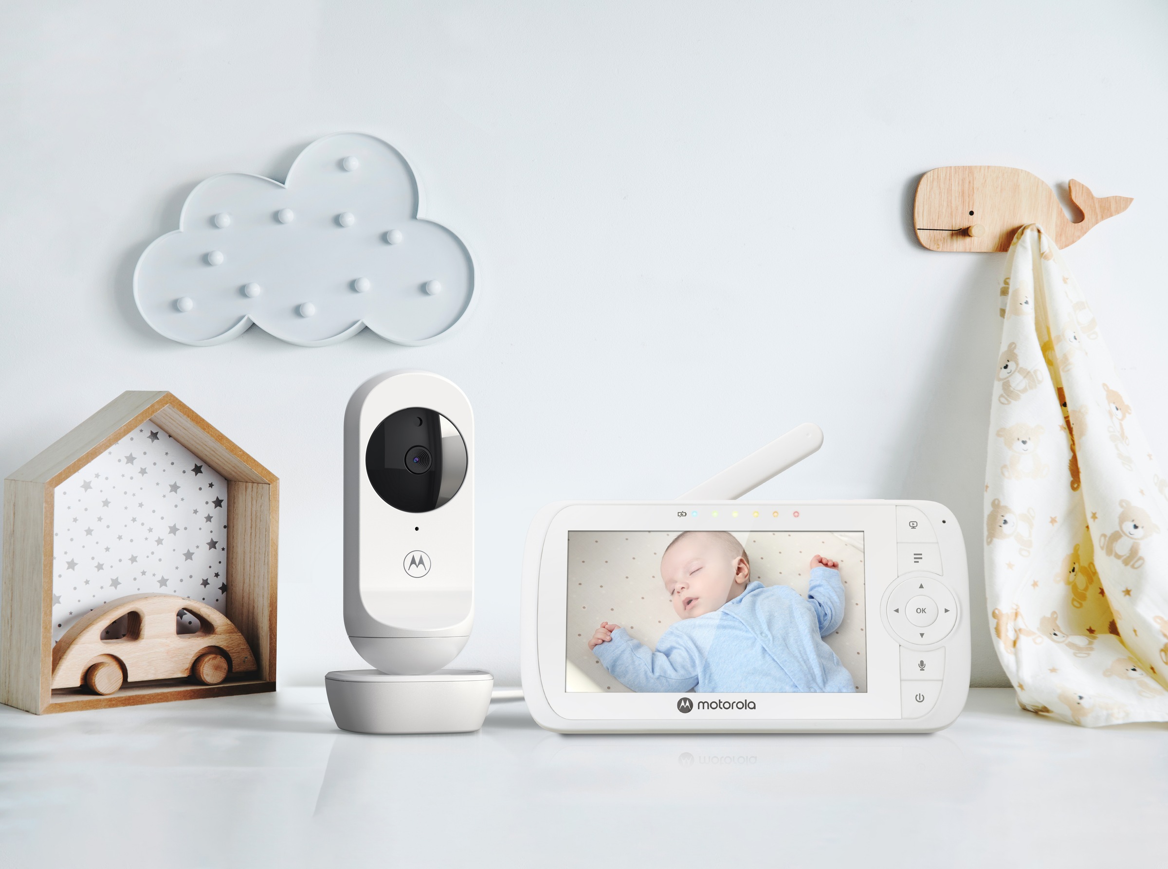 Motorola Video-Babyphone »4.3" Video Baby Monitor VM34« 4,3-Zoll-Farbdisplay