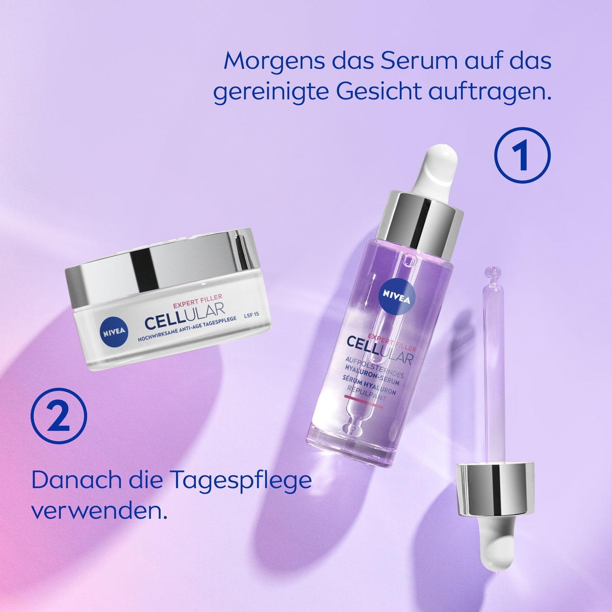 Nivea Tagescreme »CELLULAR Expert Filler Tagespflege LSF 15«