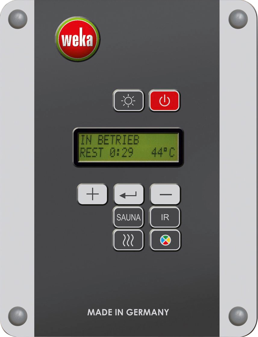 weka Sauna »Varberg 3«, 7,5 kW Ofen mit ext. Steuerung
