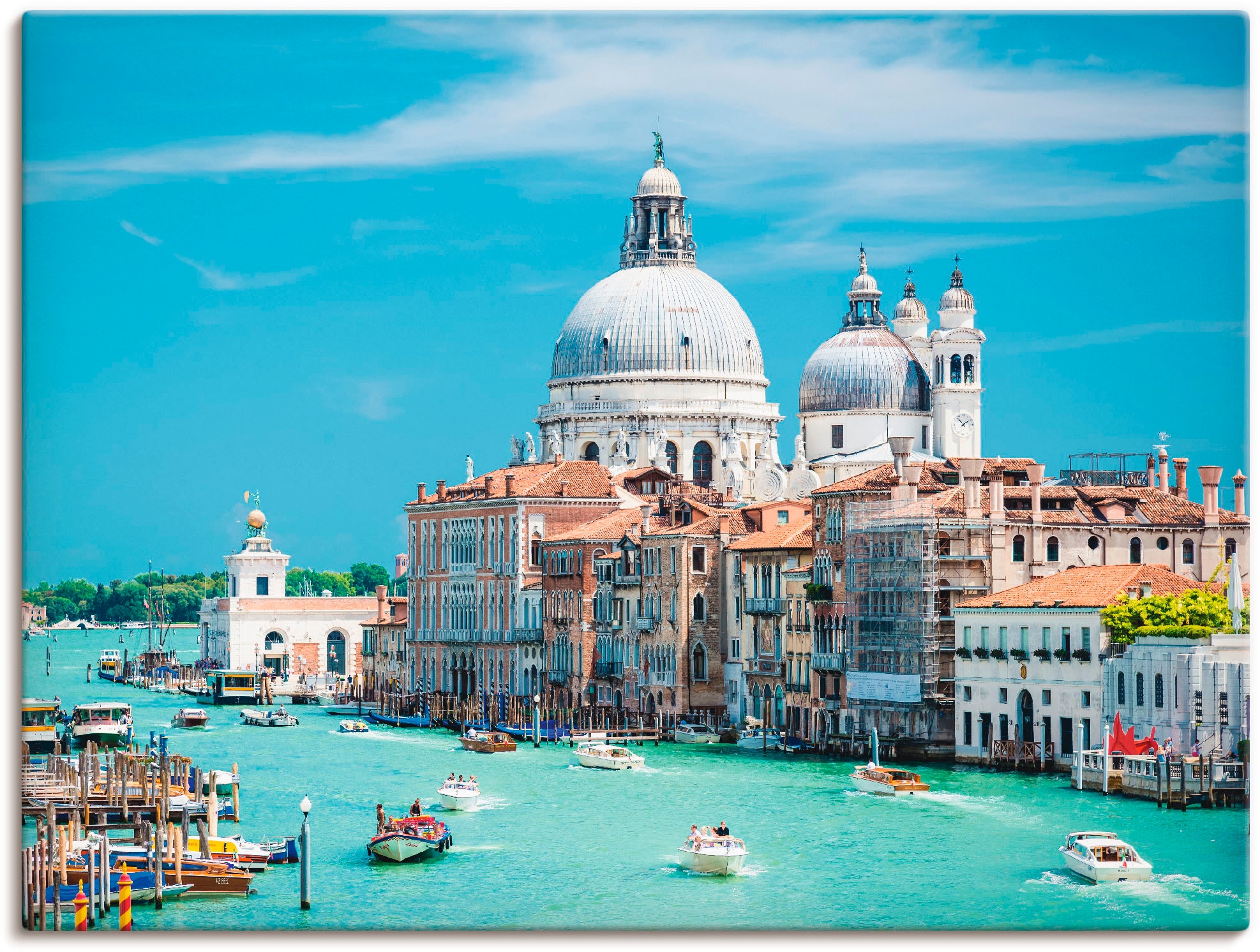 Artland Wandbild »Venedig«, Italien, versch. (1 als Wandaufkleber auf in Leinwandbild, St.), Alubild, Raten bestellen Größen Poster oder