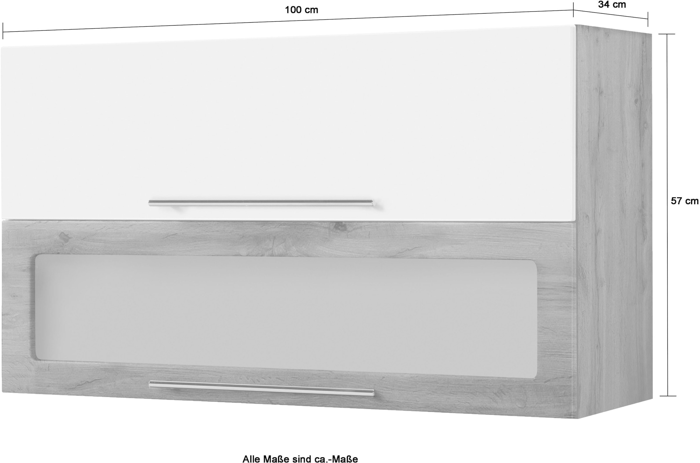 HELD MÖBEL Klapphängeschrank »Wien«, Breite 100 cm