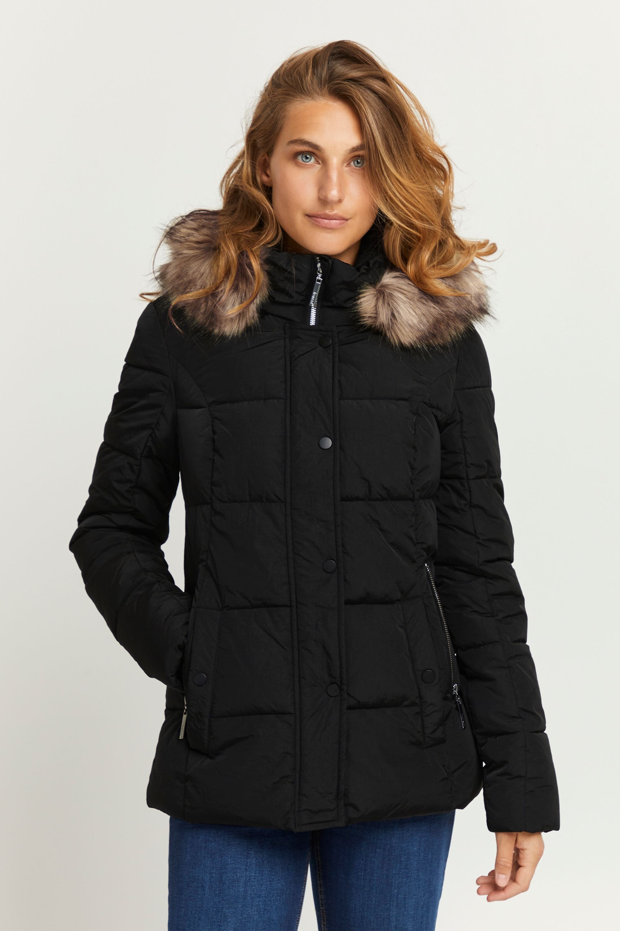 fransa Winterjacke »Winterjacke FRBac«, mit Kapuze