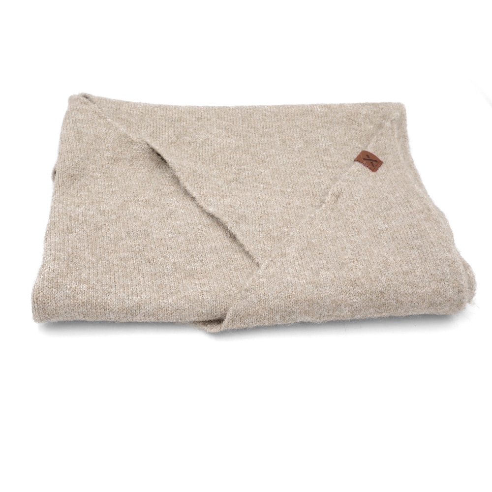 MAXIMO Dreieckstuch Feinstrick, Wollanteil, meliert