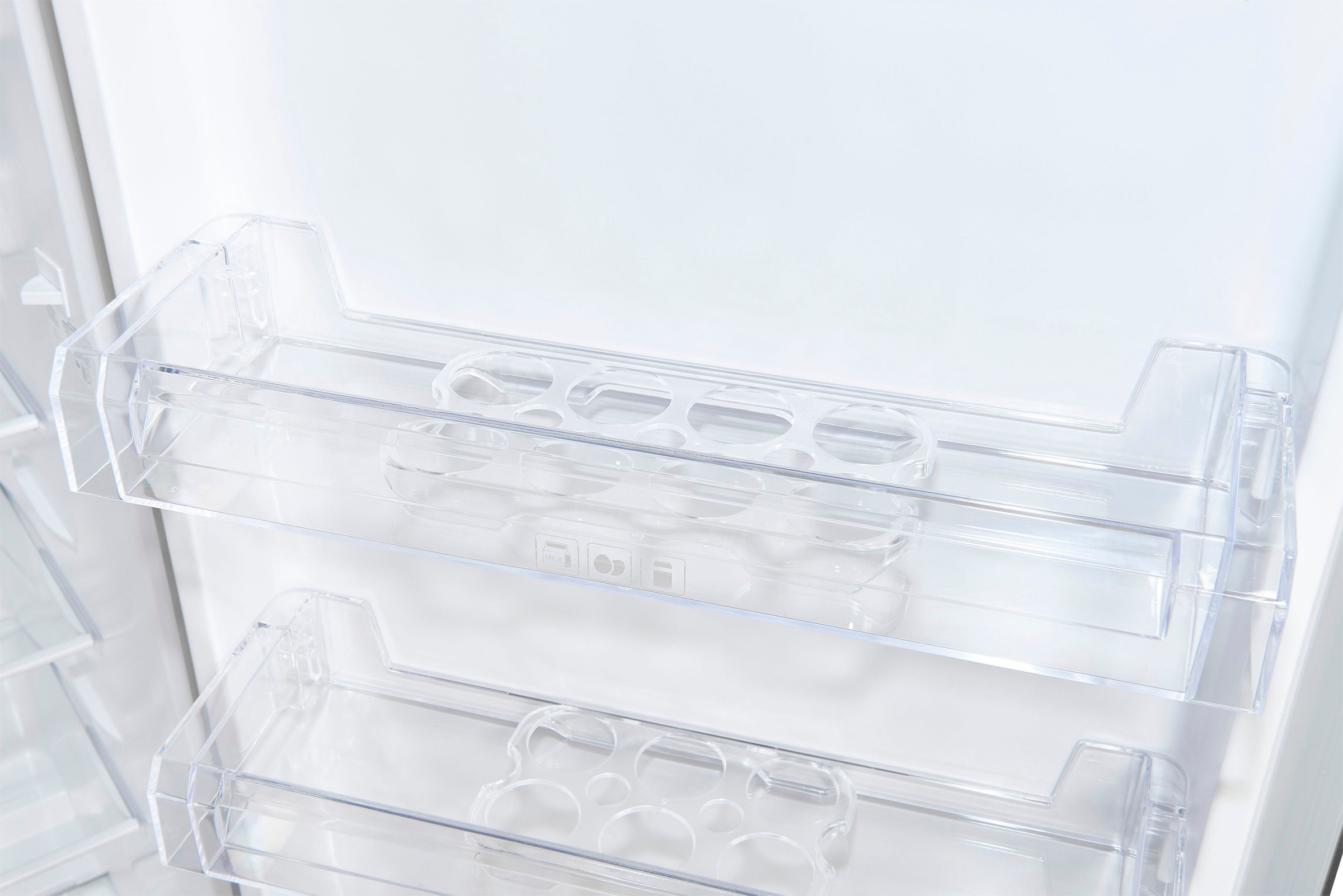exquisit Kühlschrank »KS185-4-HE-040E inoxlook«, 190 L Volumen, Schnellgefrieren, 4 Sterne