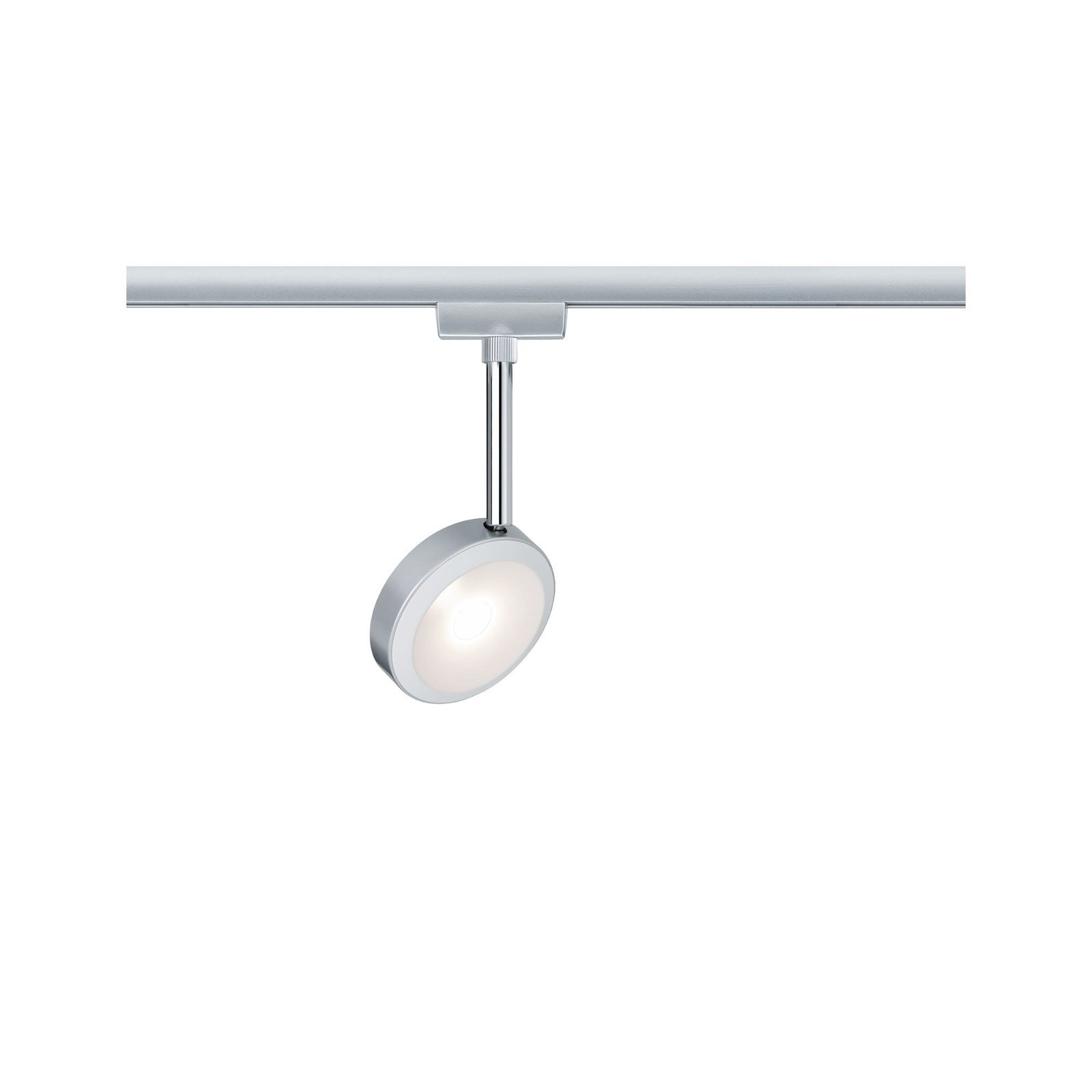 Paulmann URail Discus Luminaire sur rail haute tension URail LED intégrée 5 W LED chrome (mat), chrome