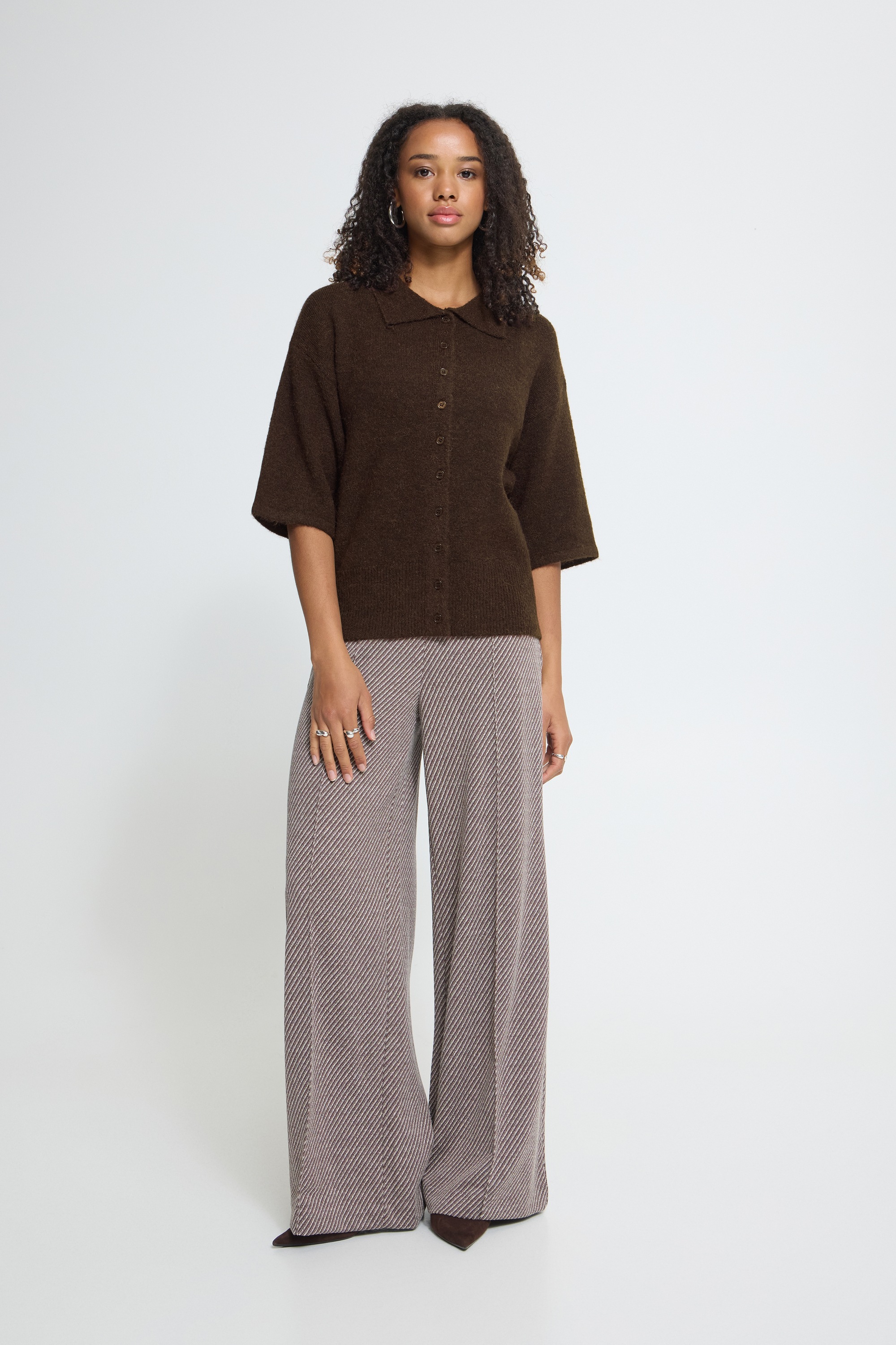 Ichi Longtop »Damen Kurzarm-Bluse IHKAMARA«