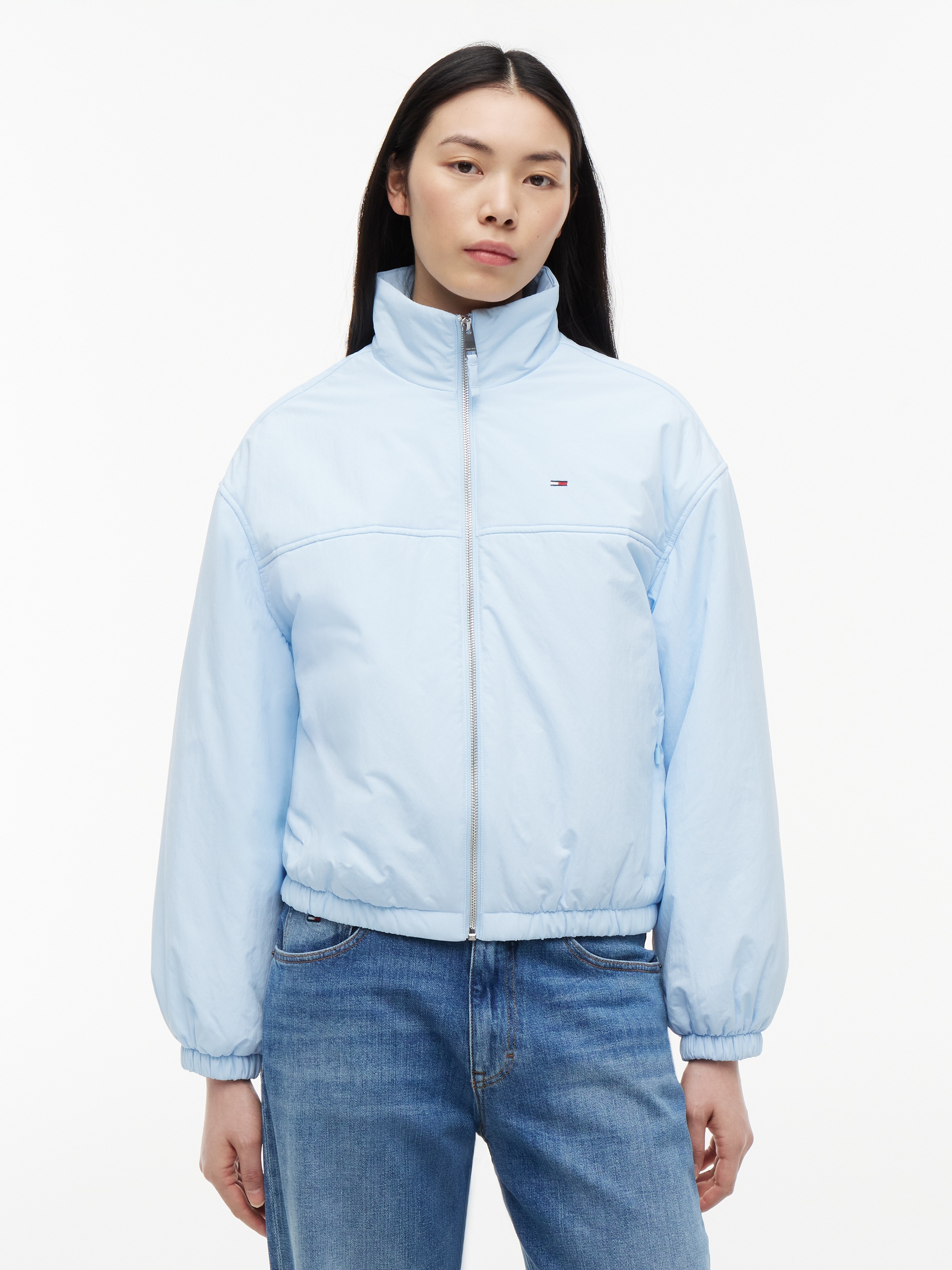 Tommy Jeans Blouson »TJW PADDED HIGH NECK JACKET« Kunstfaser