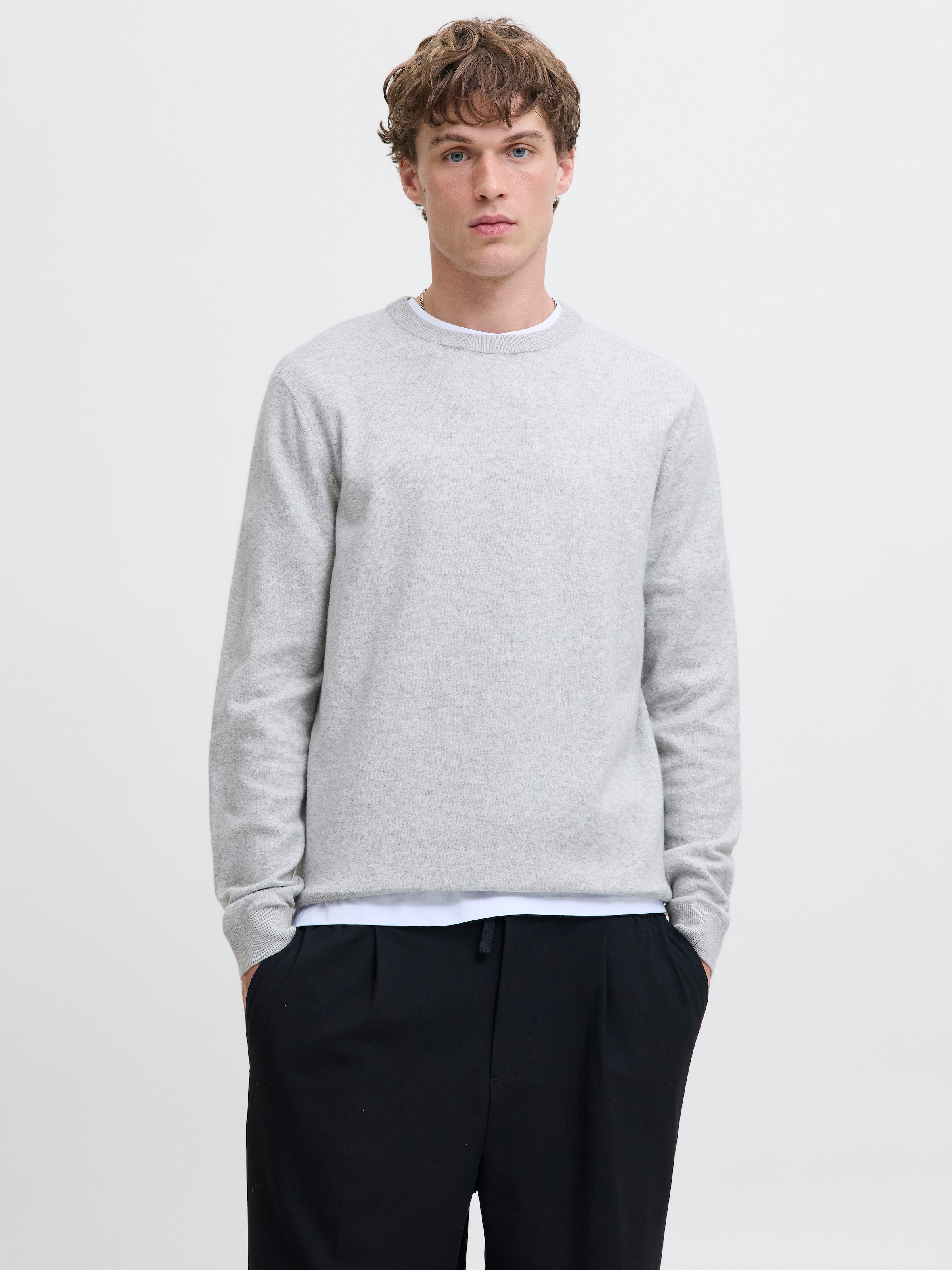 Jack & Jones Strickpullover »JJEPERFECT WOOL KNIT CREW NECK SN«