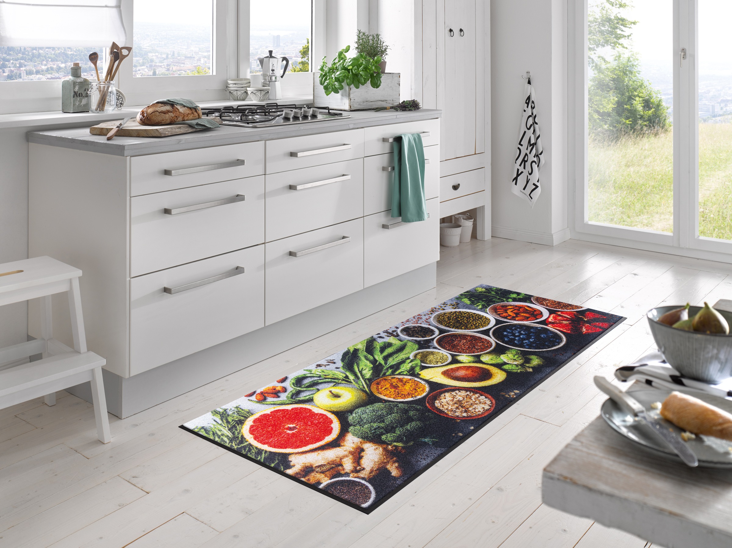 wash+dry by Kleen-Tex Teppich »Food Selection« rechteckig 7 mm Höhe