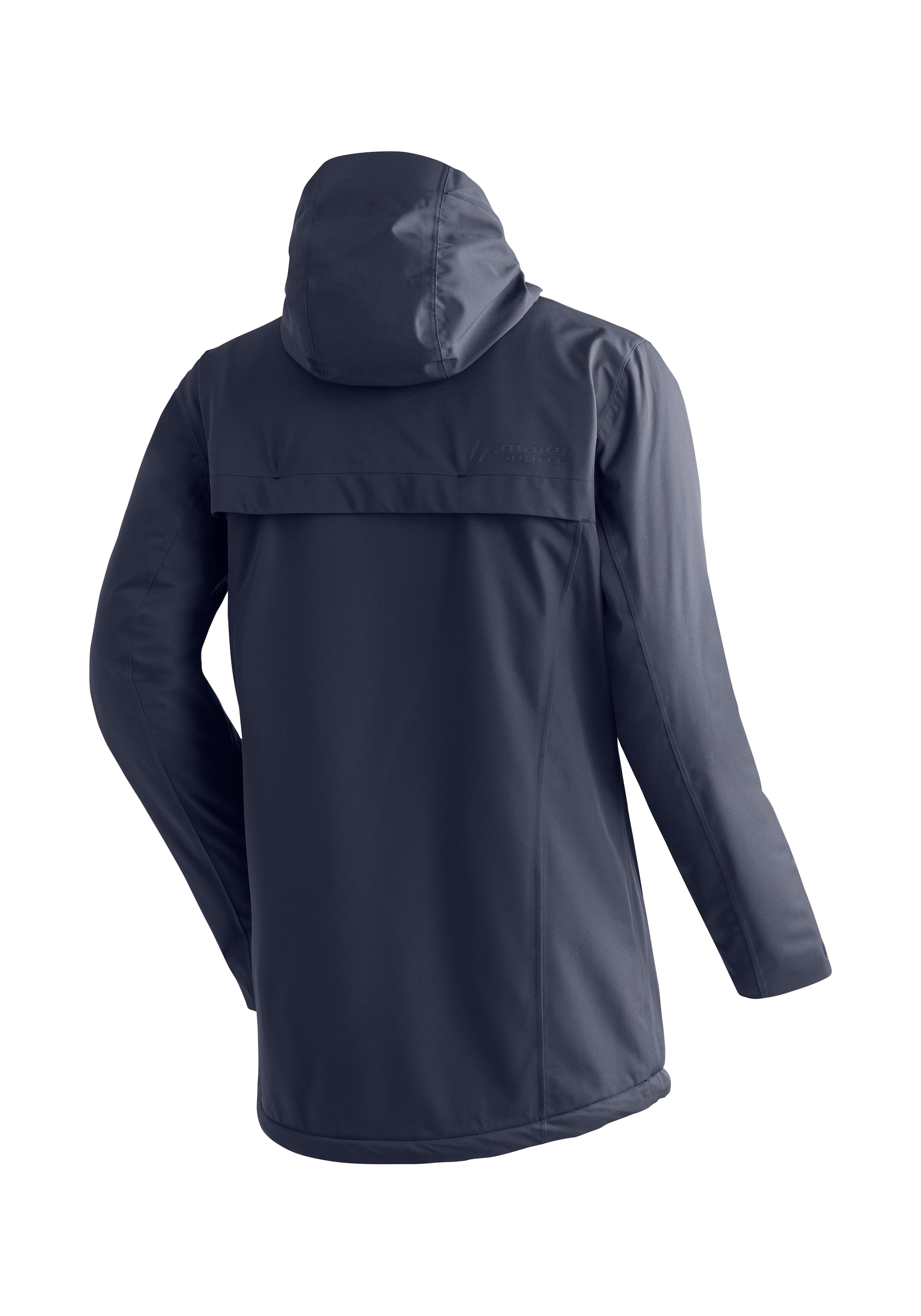 Maier Sports Winterjacke »Peyor long« warme Herren Regenjacke, wattierter Parka, wasserdicht + atmungsaktiv