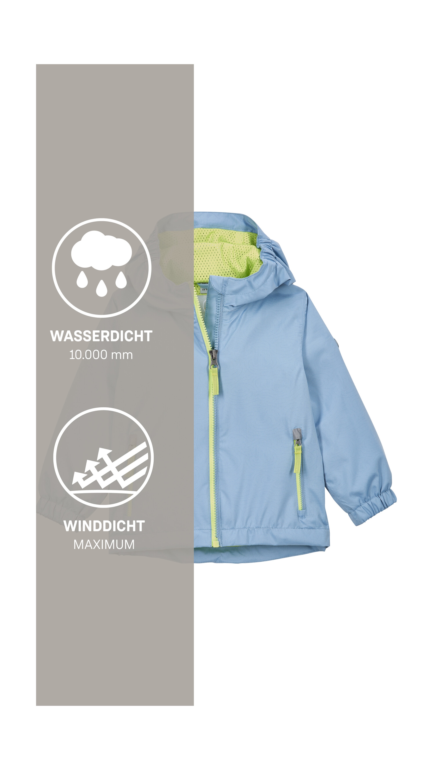 first instinct by killtec Funktionsjacke »FIOS 26 MNS JCKT« Magic Print Funktionsjacke, wasserdicht, verlängerbare Ärmel