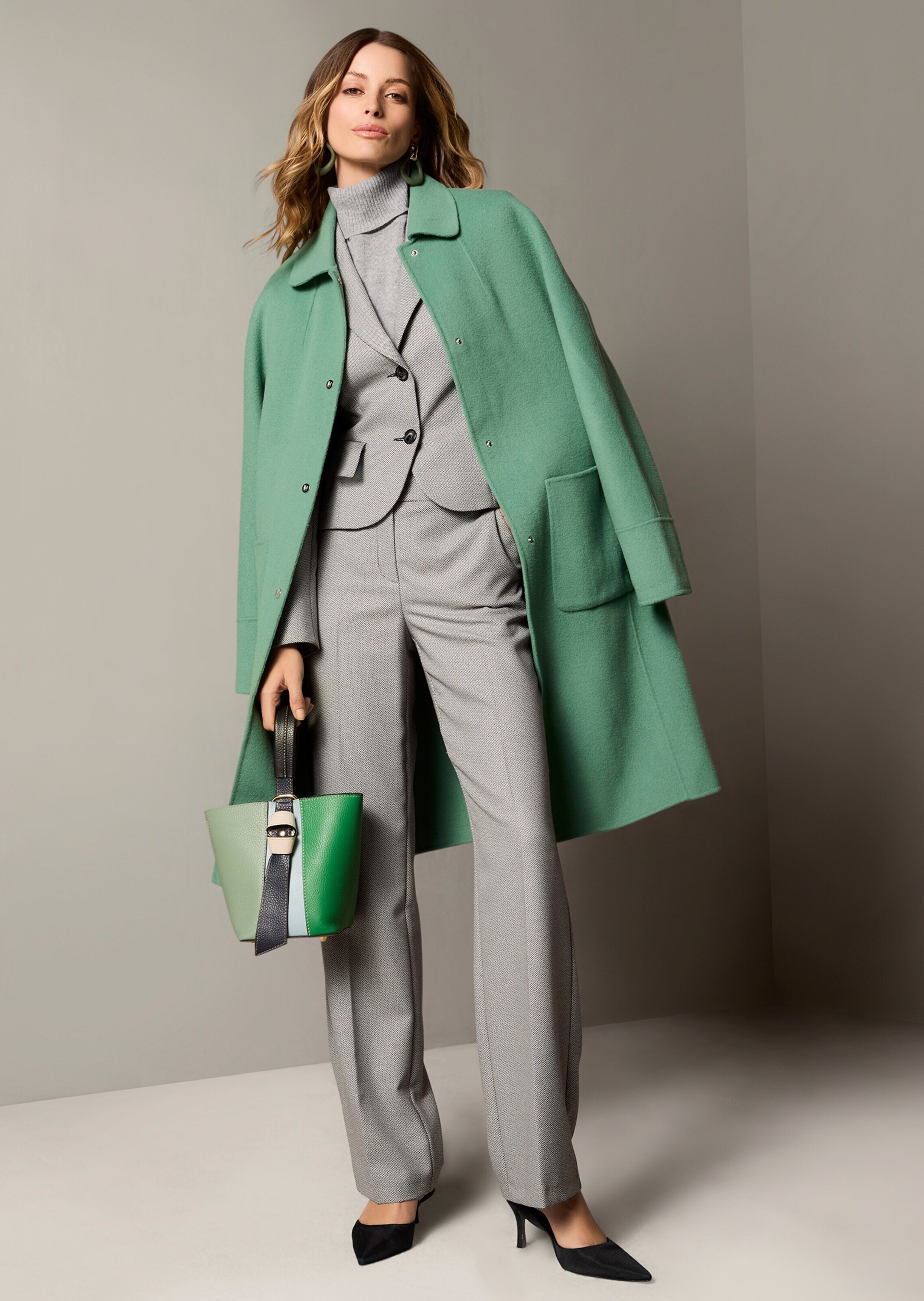 MADELEINE Bügelfaltenhose »Hose Weite Bügelfalten-Hose«