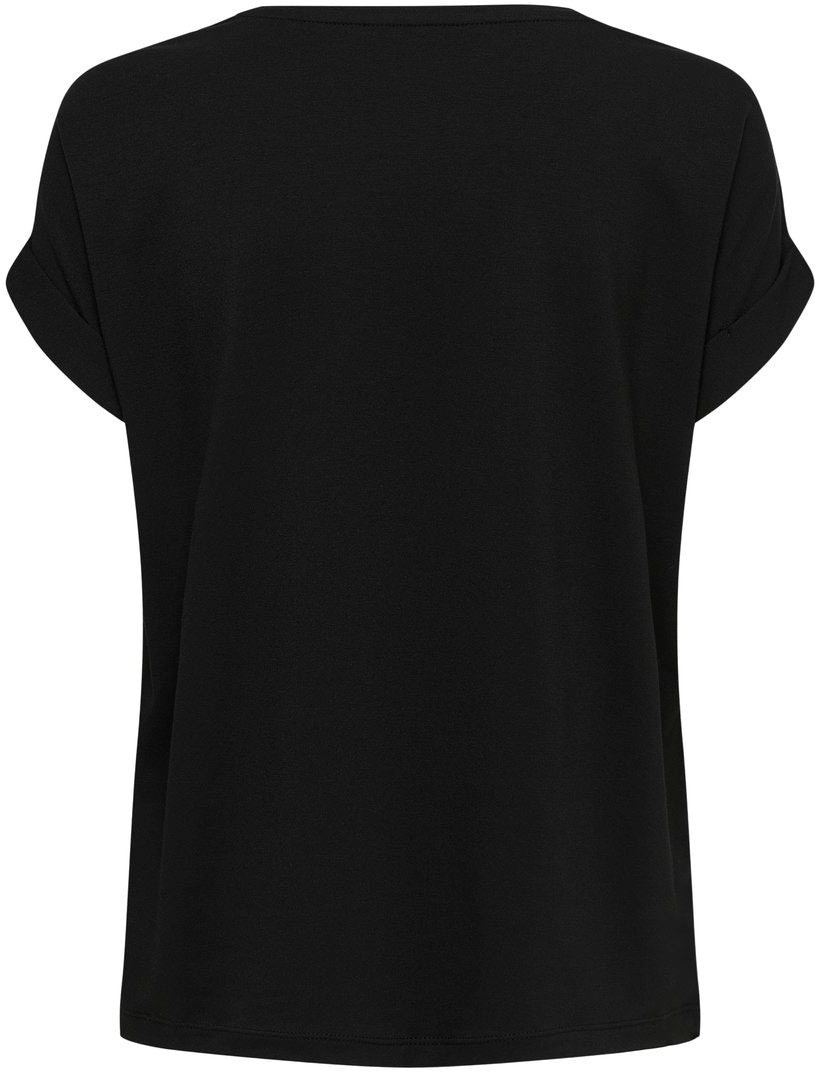 ONLY T-Shirt »ONLMOSTER – T-Shirt mit melierter Optik und elastischem Material«, meliert, casual, lässig geschnitten, Viskosemischung, Rundhals