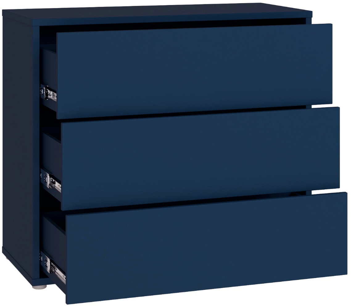 FORTE Kommode »Alice Springs, Kommode, 3 Schubkästen B/H/T 94,8/83,1/41,5« Schubkästen mit Vollauszug, grifflos,Push to open