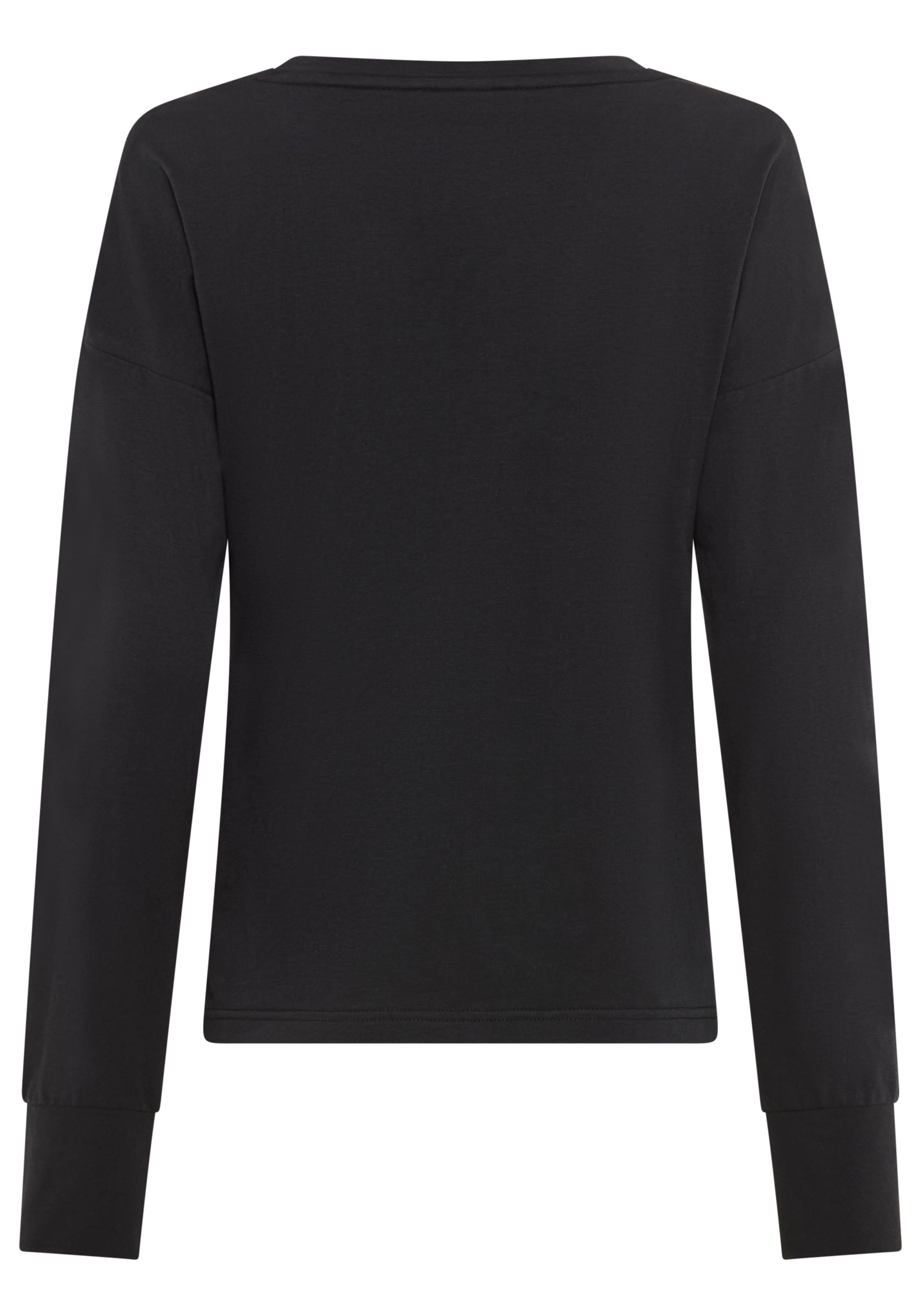 KangaROOS Langarmshirt, mit schimmerndem Druck