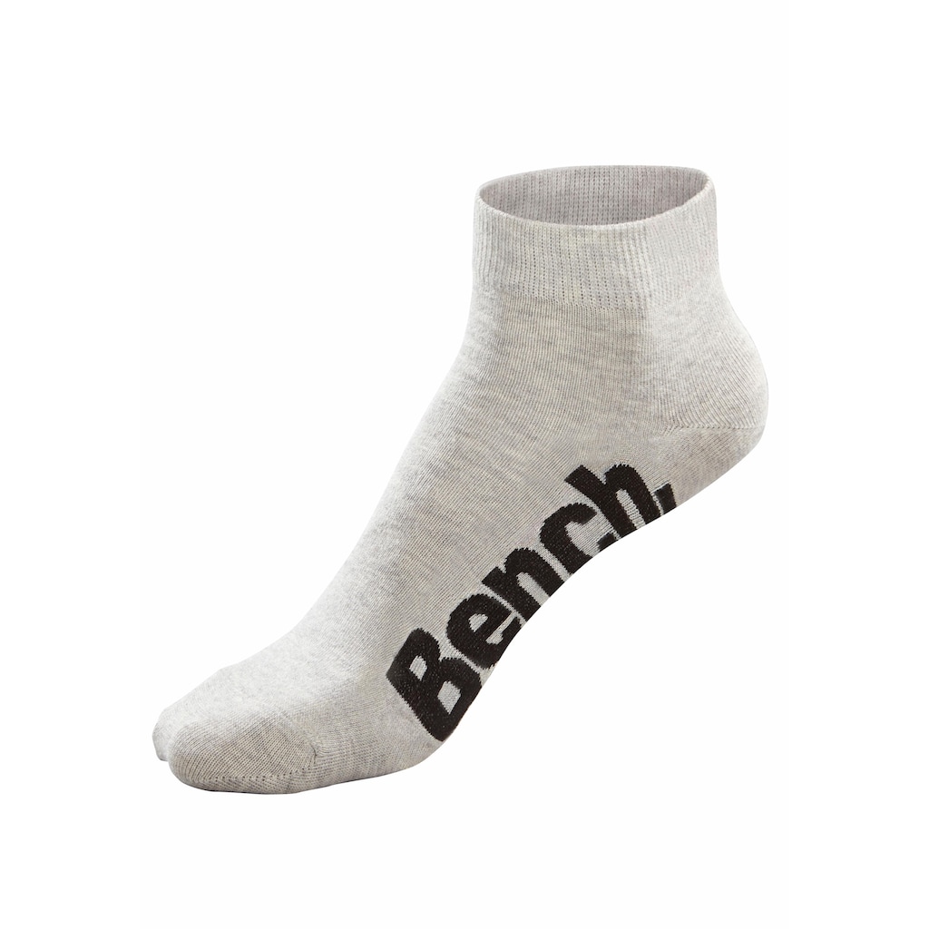 Bench. Kurzsocken, (Set, 6 Paar), mit komfortablem Rippbündchen