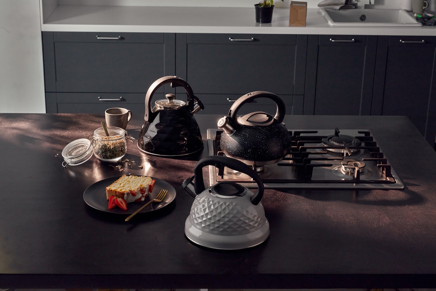 RESTO Kitchenware Wasserkessel »Almaaz, im Geschenkkarton« 2 Stk. tlg. Edelstahl 18/10