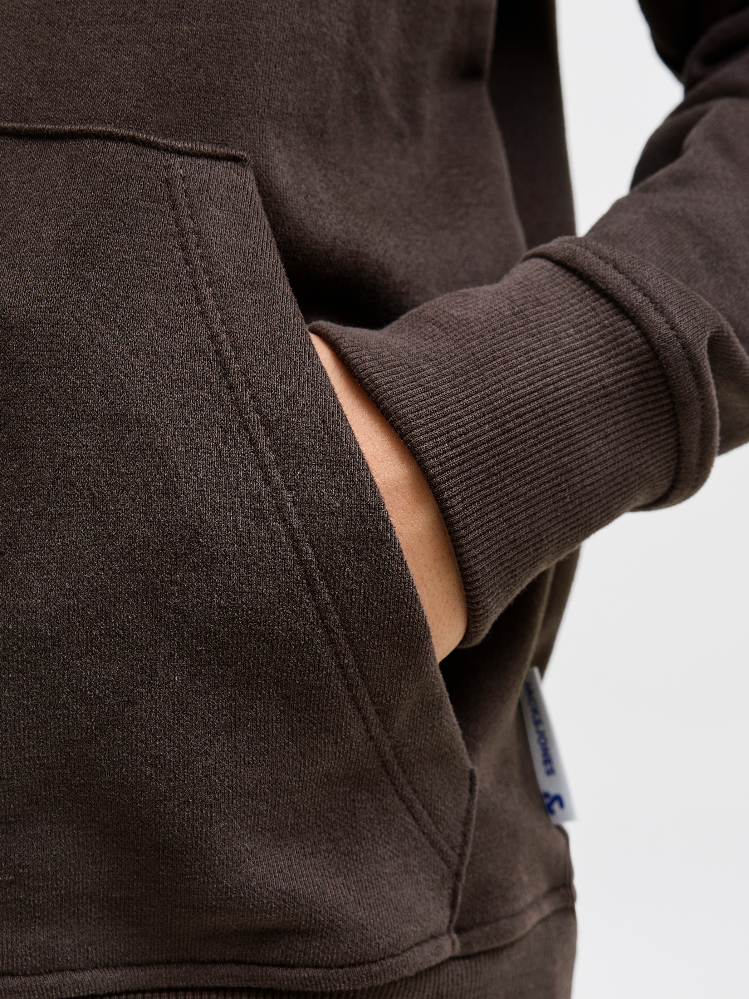 Jack & Jones Junior Kapuzensweatshirt »JJEBRANDES BACKP RELAXED SWEAT H SN JNR«, Baumwollmischung, relaxed fit
