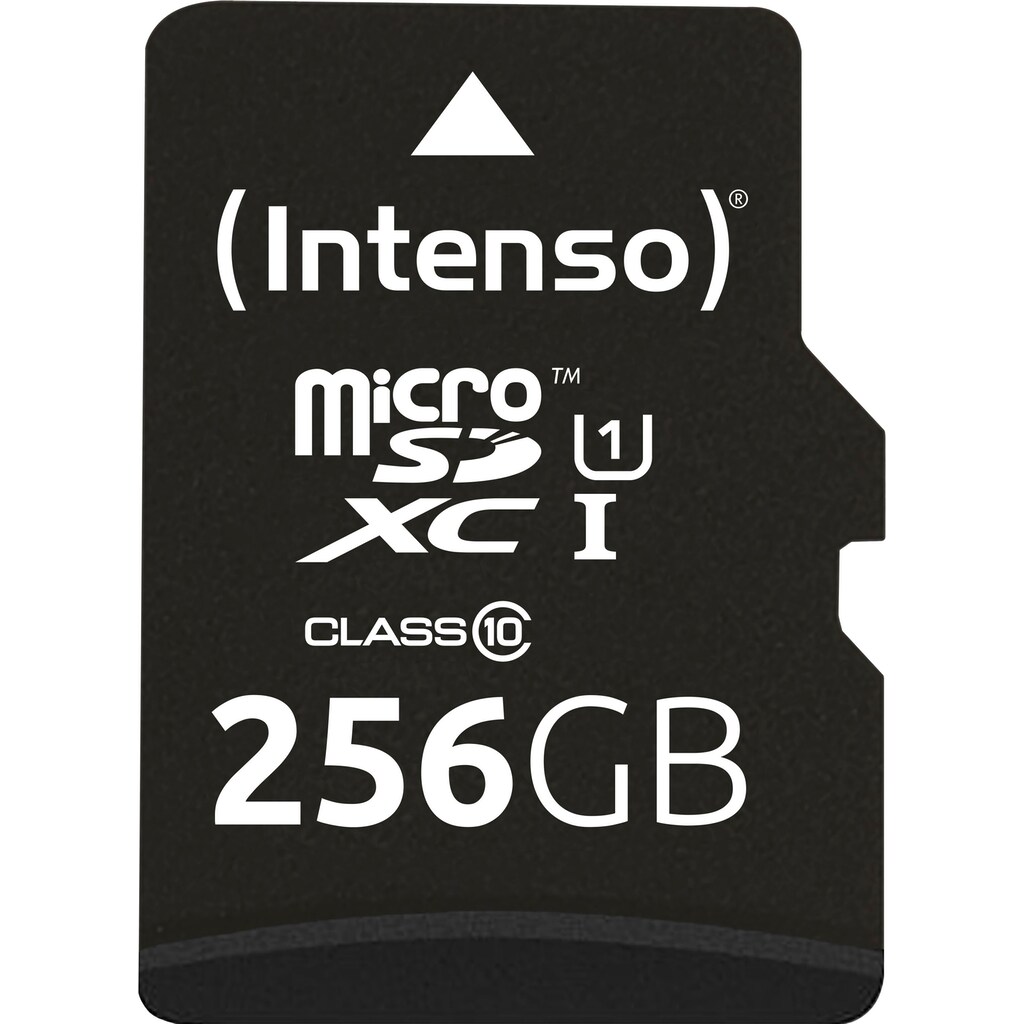 Intenso Speicherkarte »microSDHC UHS-I Premium + SD-Adapter«, (45 MB/s Lesegeschwindigkeit)