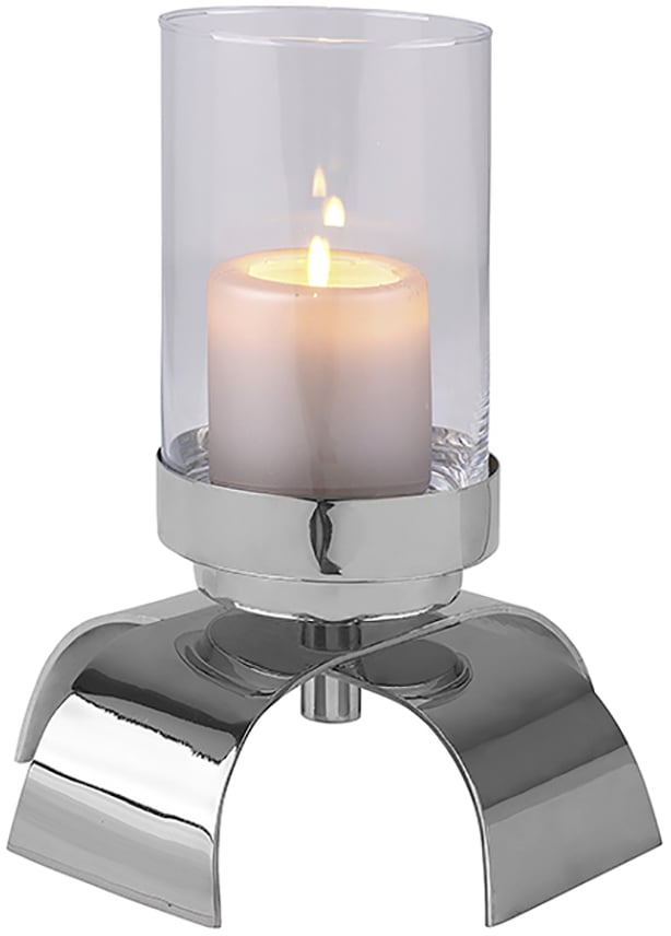 Glaseinsatz, Fink inklusive cm Kerzenleuchter Metall, aus 29 für bestellen Höhe auf Stumpenkerzen, »AARON«, Raten