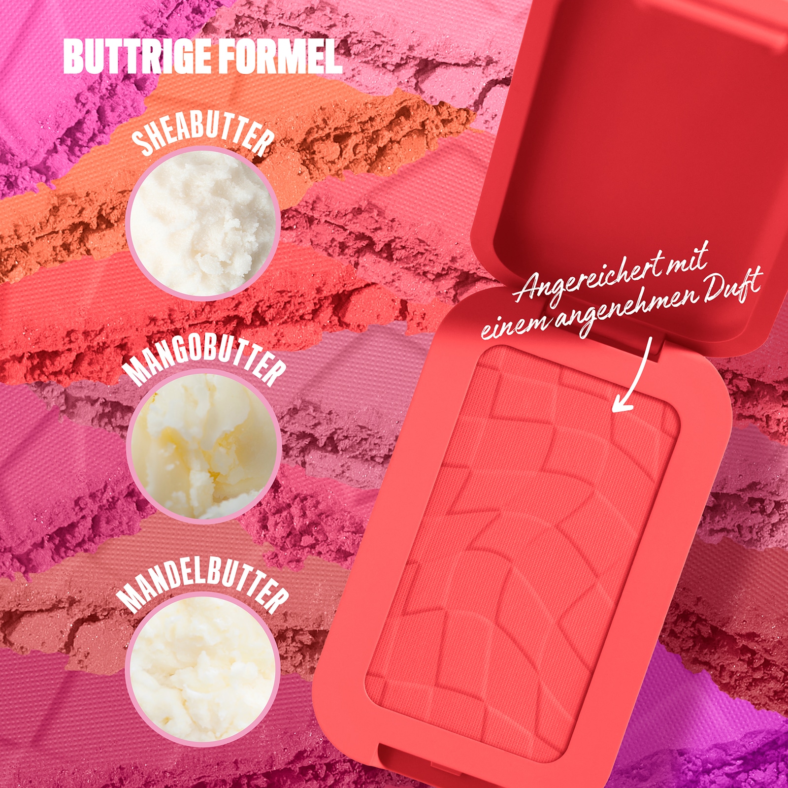 NYX Rouge »Makeup Buttermelt Blush« Cremige, leichte Textur, variable Deckkraft, pflegende Formel.