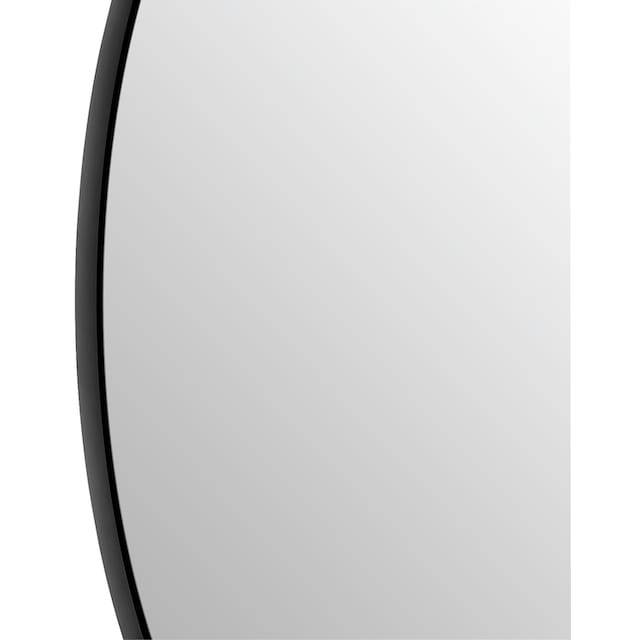 Talos LED-Lichtspiegel, rund, mit indirekter LED Beleuchtung in schwarz  matt Ø 100 cm online kaufen | mit 3 Jahren XXL Garantie
