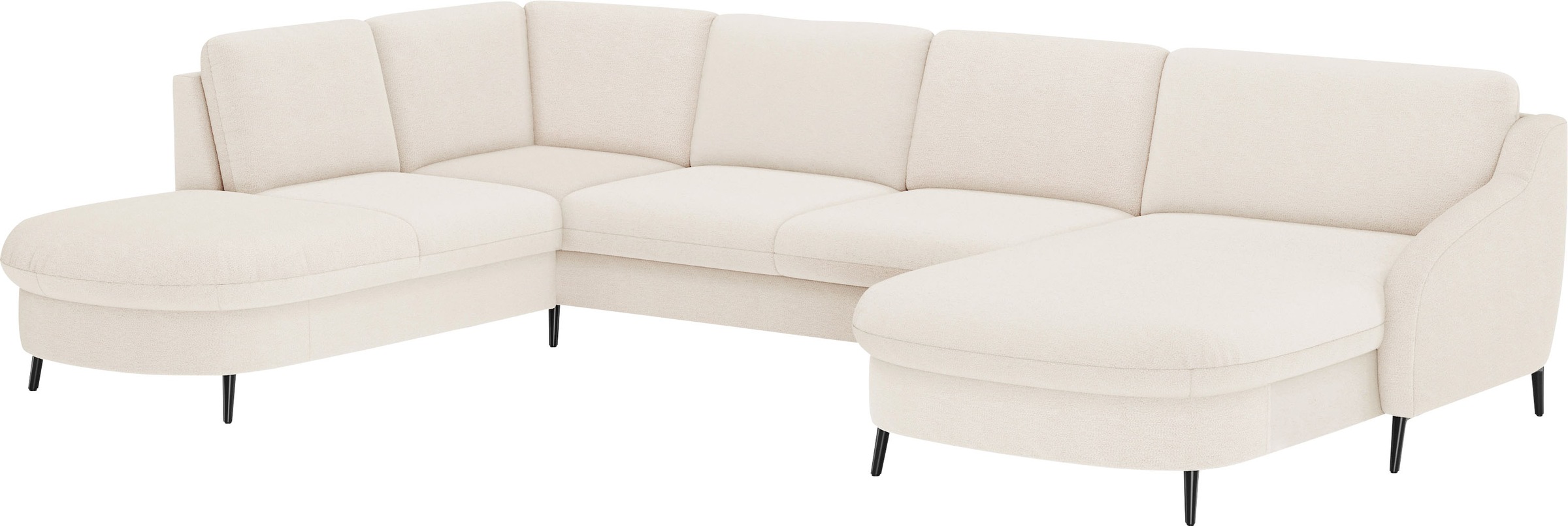 sit&more Wohnlandschaft »Soul U-Form«, wahlweise mit Bettfunktion und Bettkasten oder Schubkasten