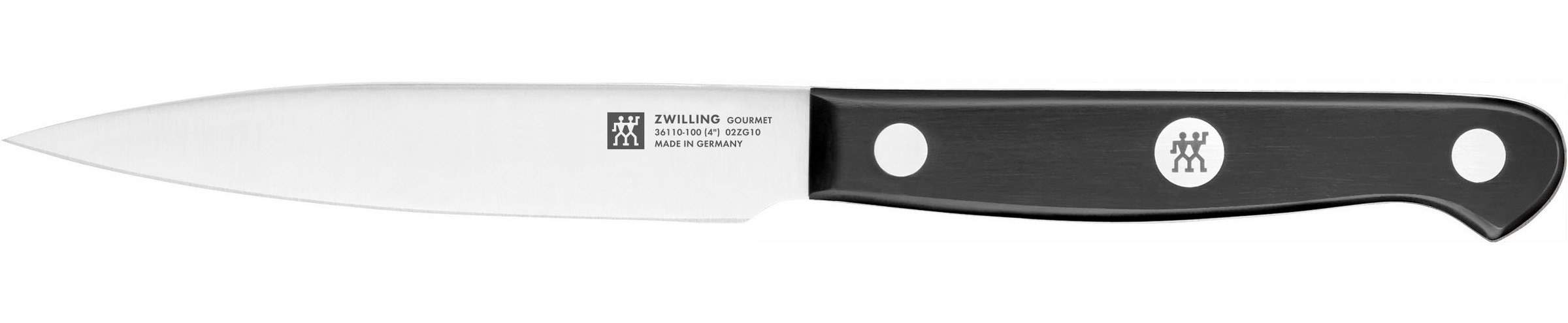 Zwilling Messer-Set »Gourmet«, (Set, 2 tlg., 1 Spick & Garniermesser 10 cm, 1 Santokumesser 18 cm), Made in Germany, FRIODUR eisgehärtete Klingen, Sonderschmelze