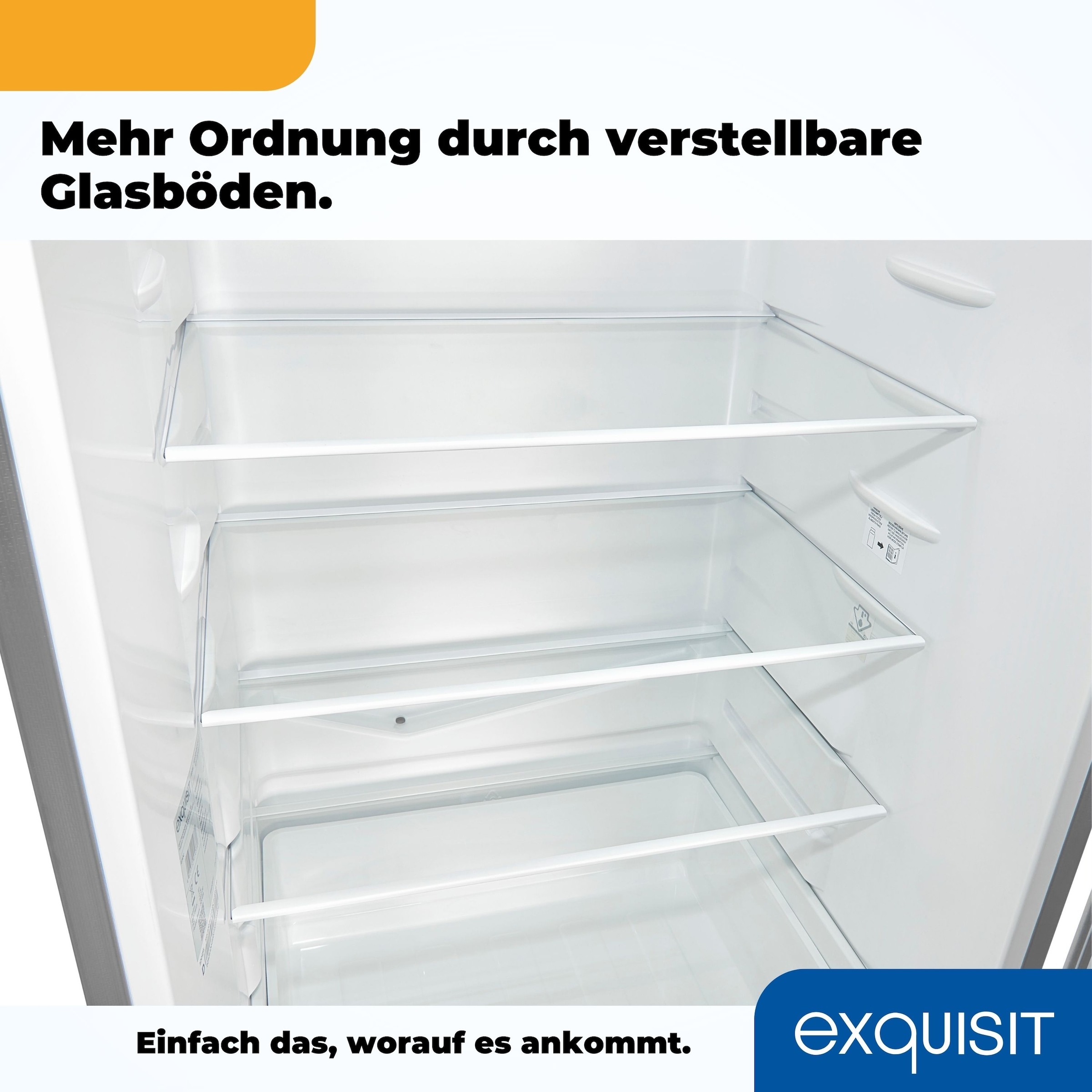 exquisit Kühl-/Gefrierkombination »KGC320-95-E-WS-040C«