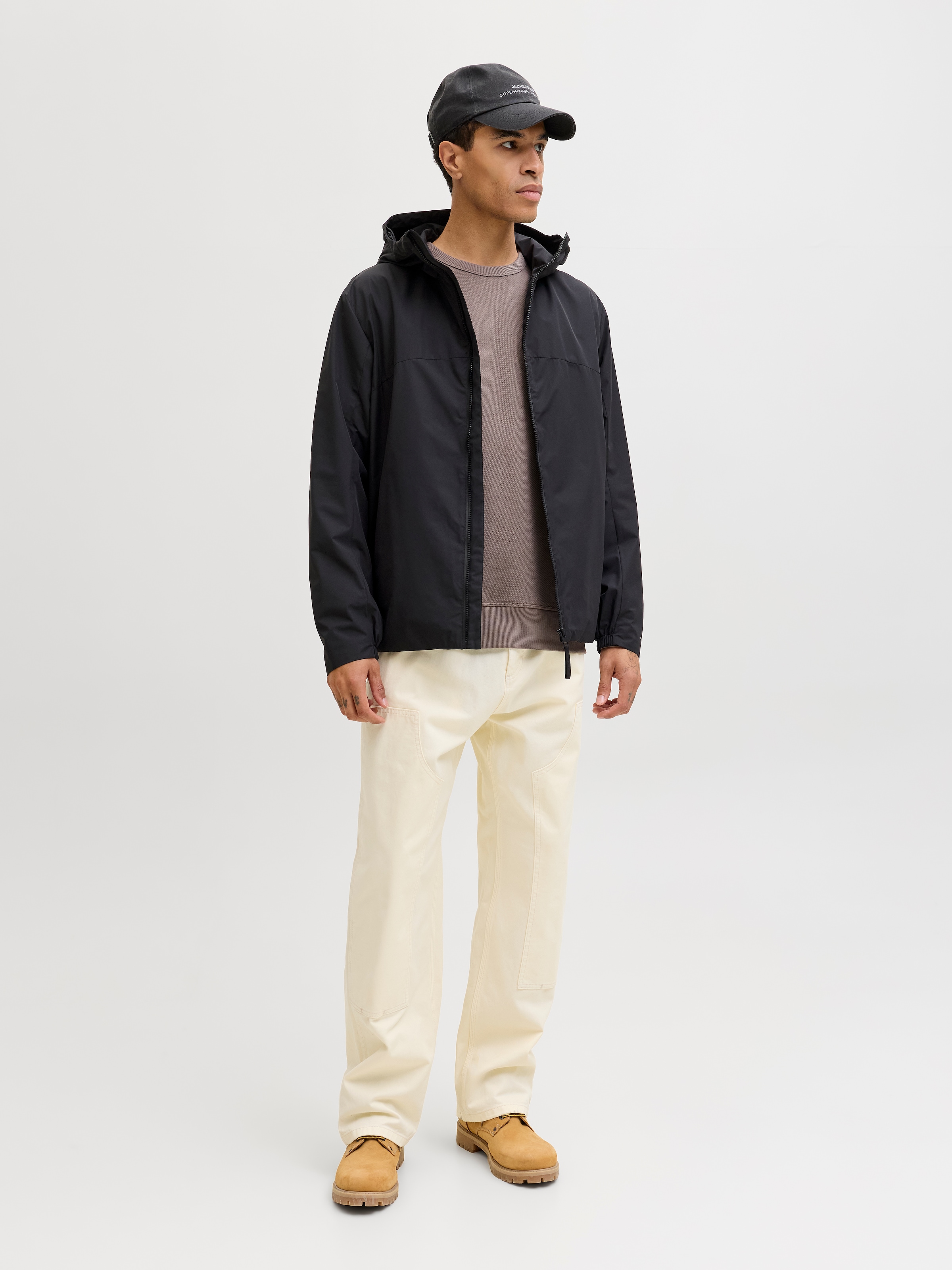 Jack & Jones Kurzjacke »JJESOHO LIGHT JACKET SN« mit Kapuze mit Kapuze