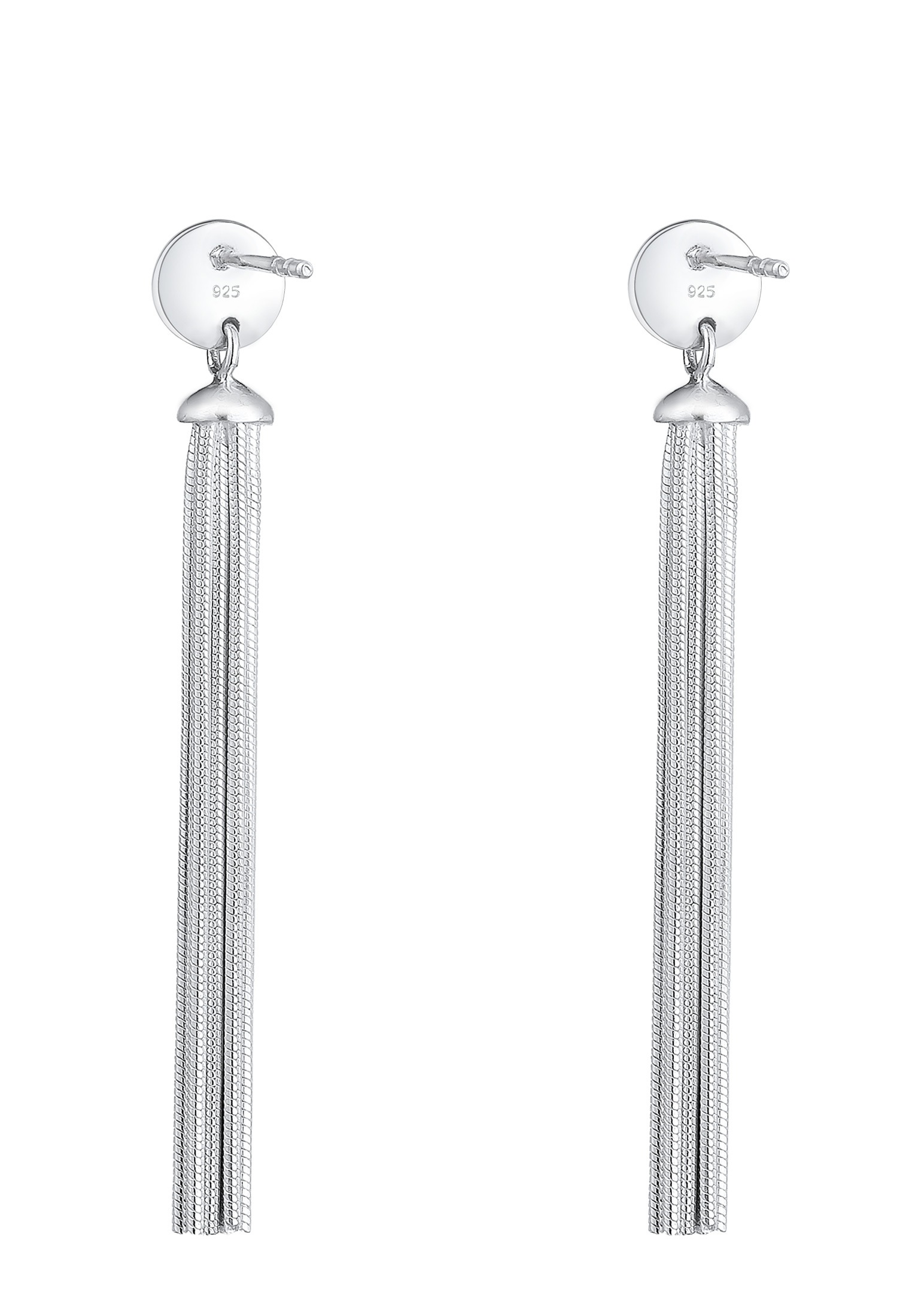 Elli Paar Ohrhänger »Ohrringe Ohrhänger Schlangenkette 925 Sterling Silber«