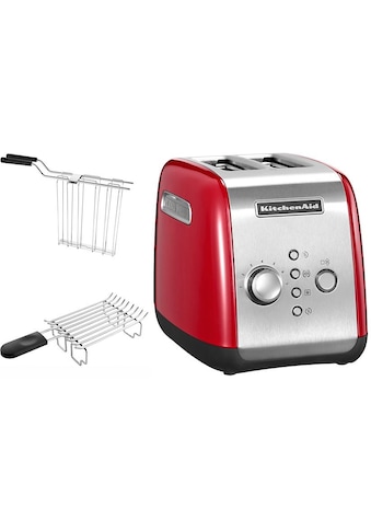 KitchenAid Toaster »5KMT221EER«, 2 kurze Schlitze, für 2 Scheiben, 1100 W, mit... kaufen