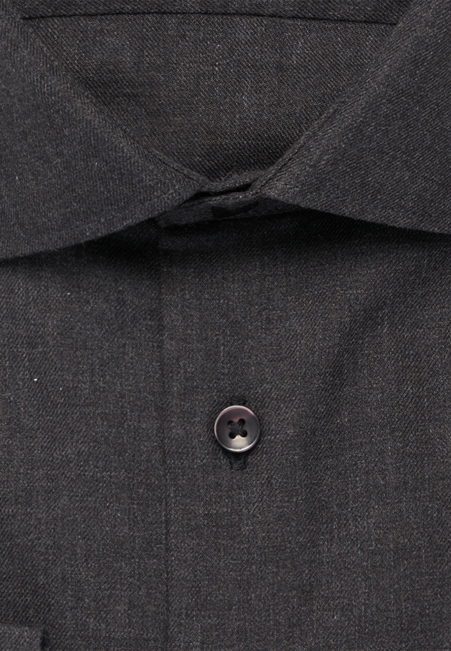 seidensticker Flanellhemd »Schwarze Rose« X-Slim 1/1 Kentkragen Uni