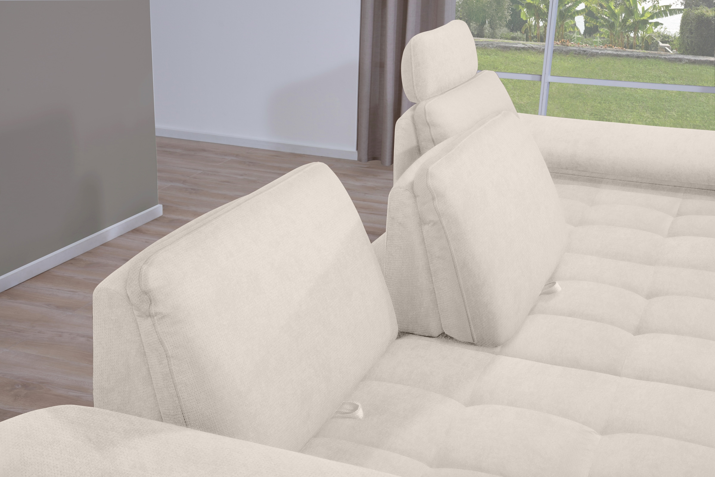 alina Ecksofa »Royce«, inklusive Sitztiefenverstellung, 270 cm breit